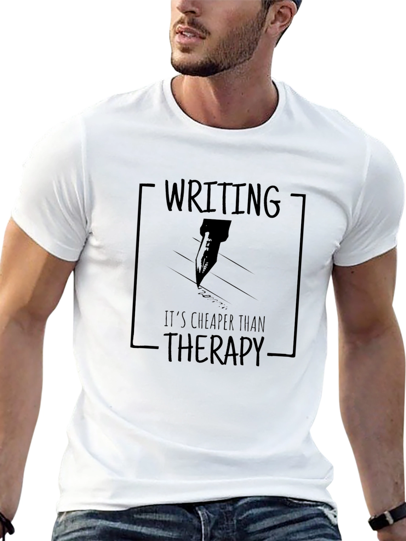Writing is Cheaper Than Therapy T-Shirt