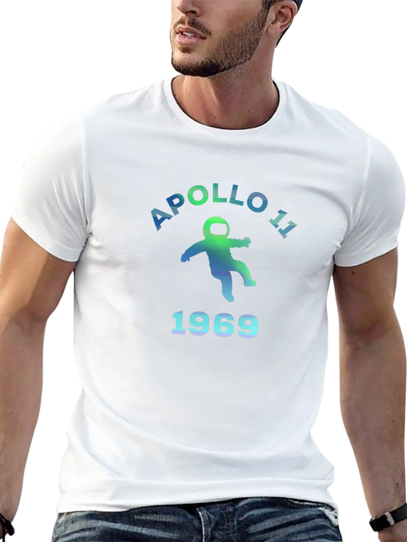 Apollo 11 1969 T-Shirt Retro Spaceman Tee