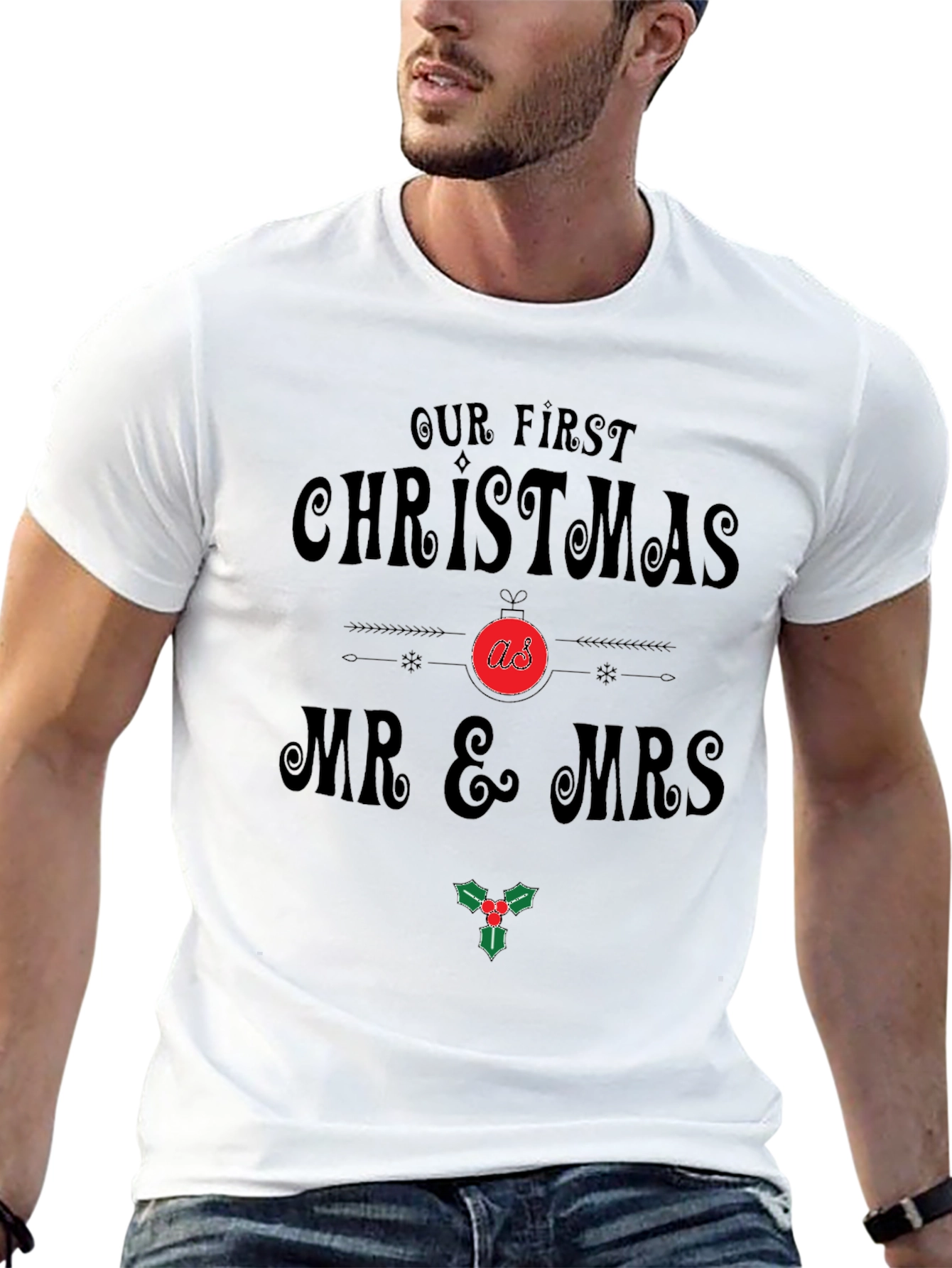 Our First Christmas Mr & Mrs T-Shirt