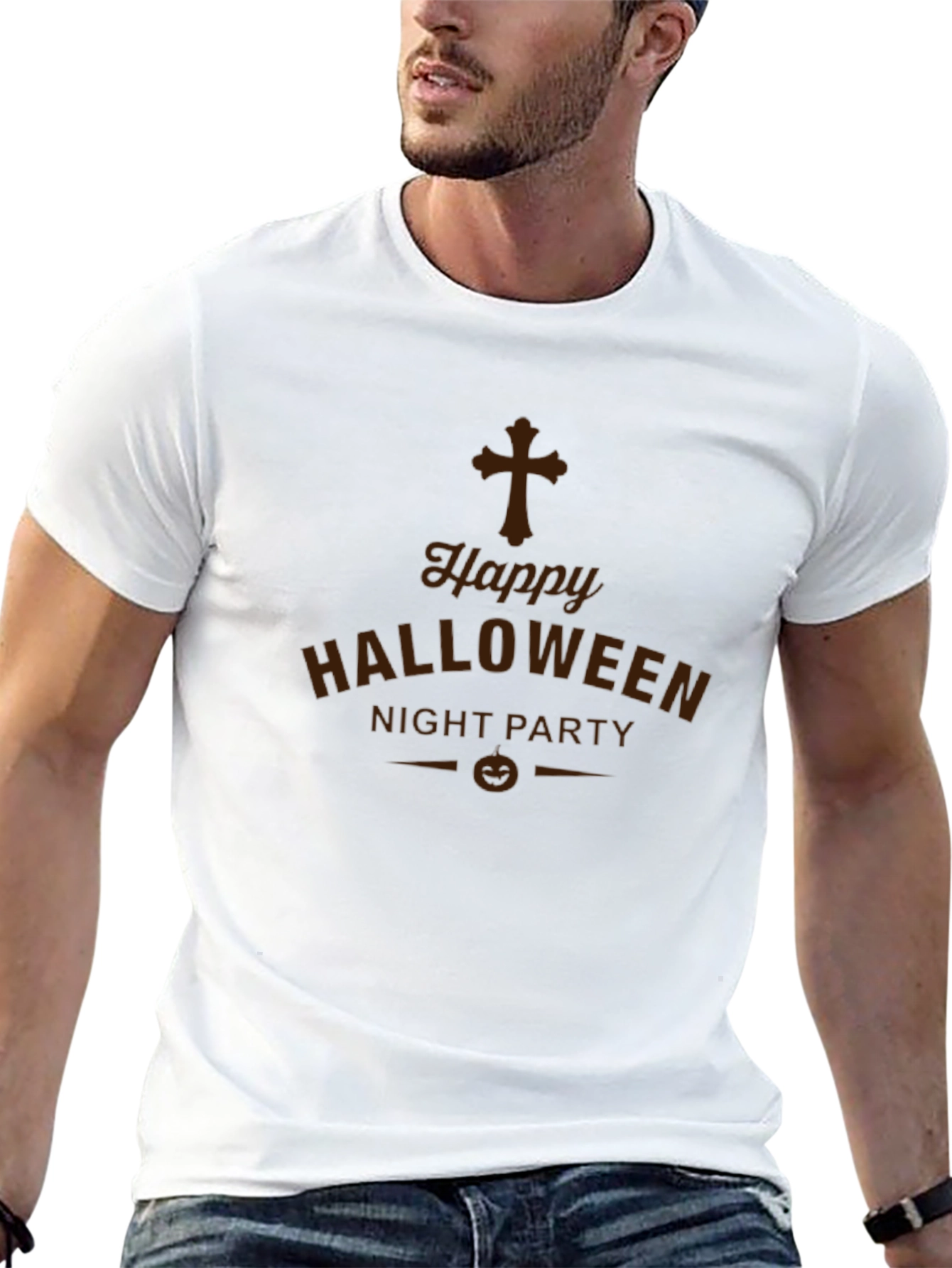 Happy Halloween Night Party Graphic T-Shirt