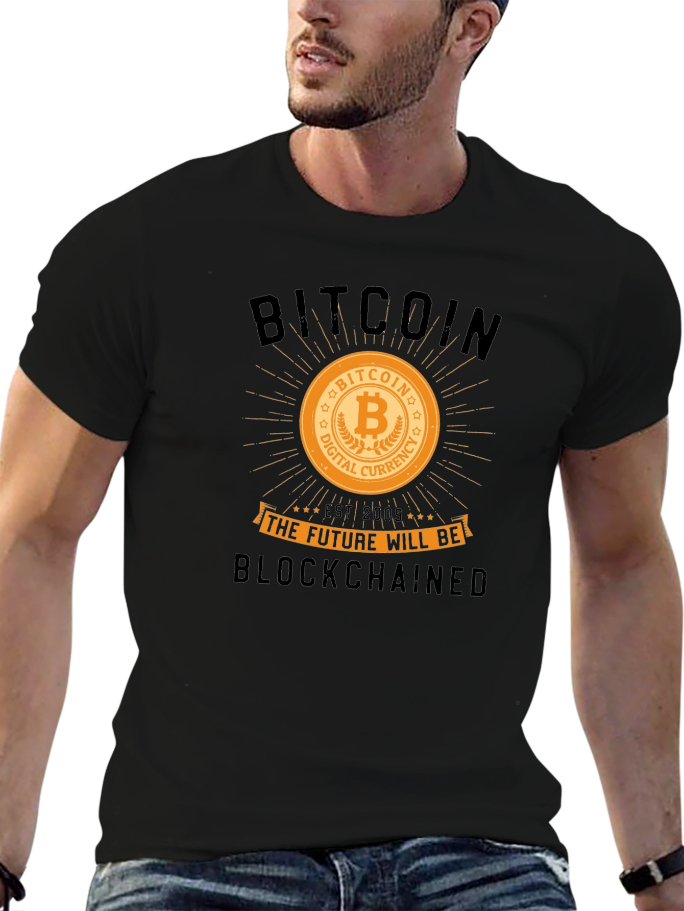 Bitcoin Blockchain T-Shirt - Crypto Future