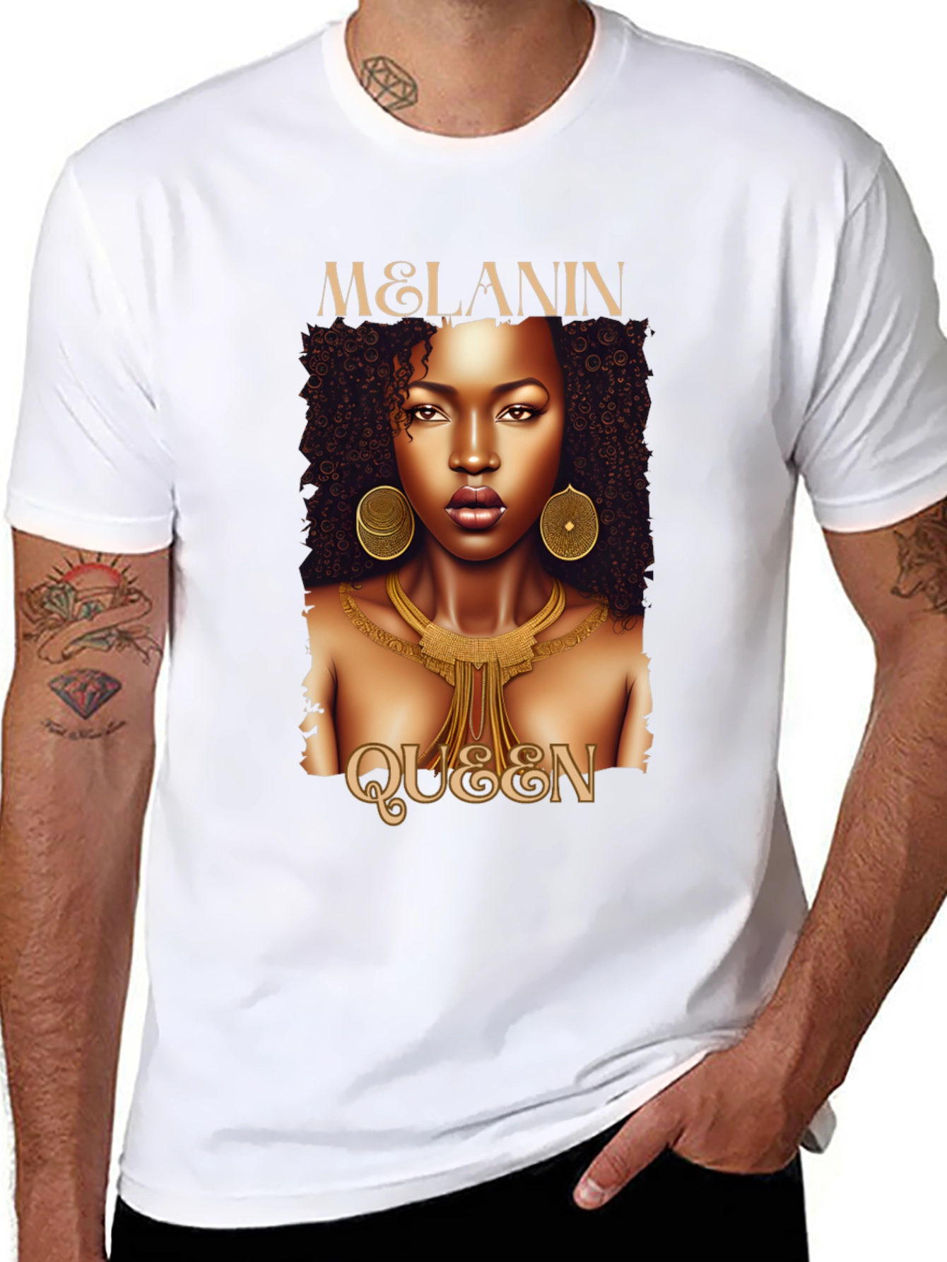Melanin Queen Black T-Shirt