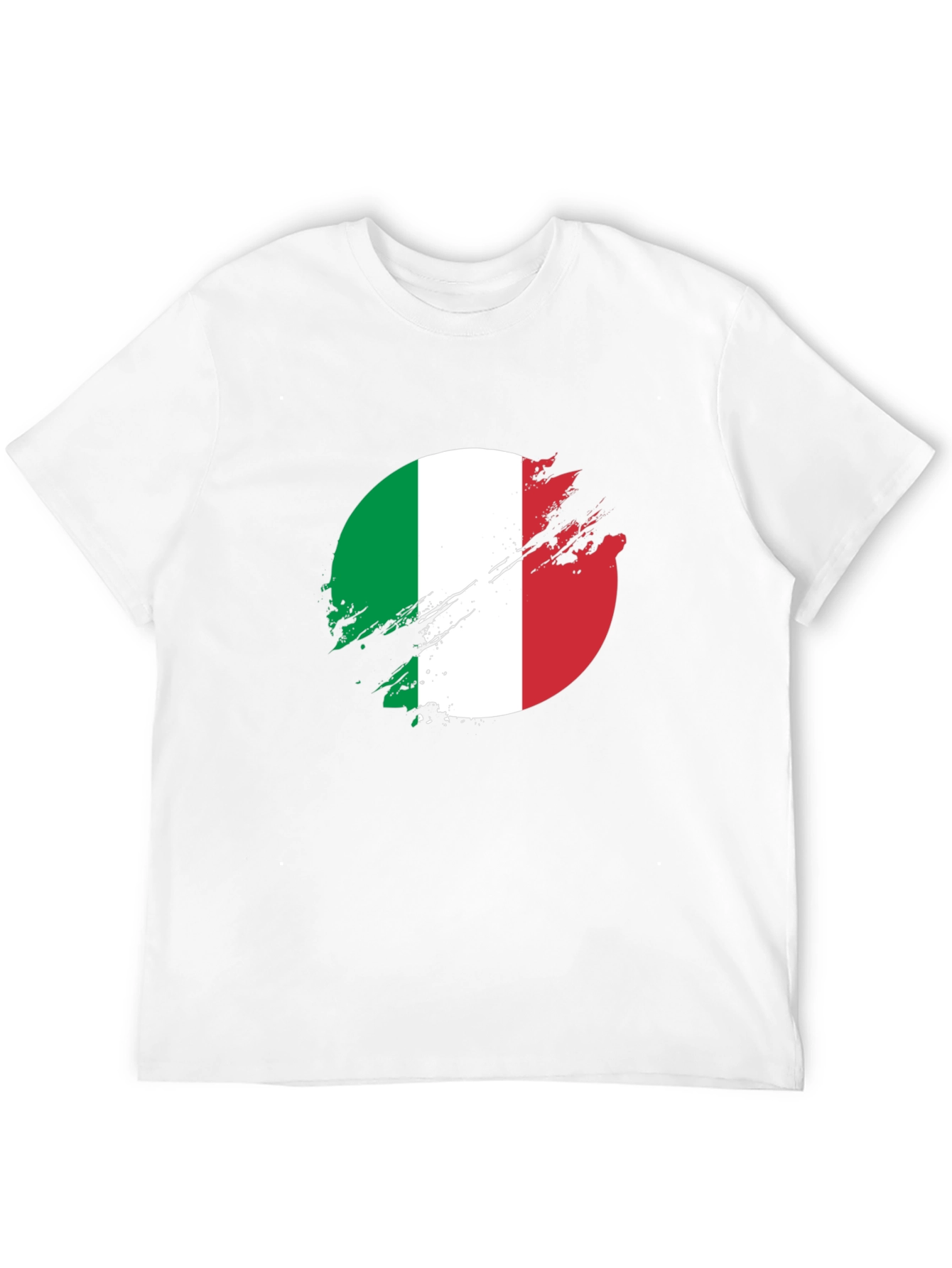 Italy Flag Graphic T-Shirt - Black