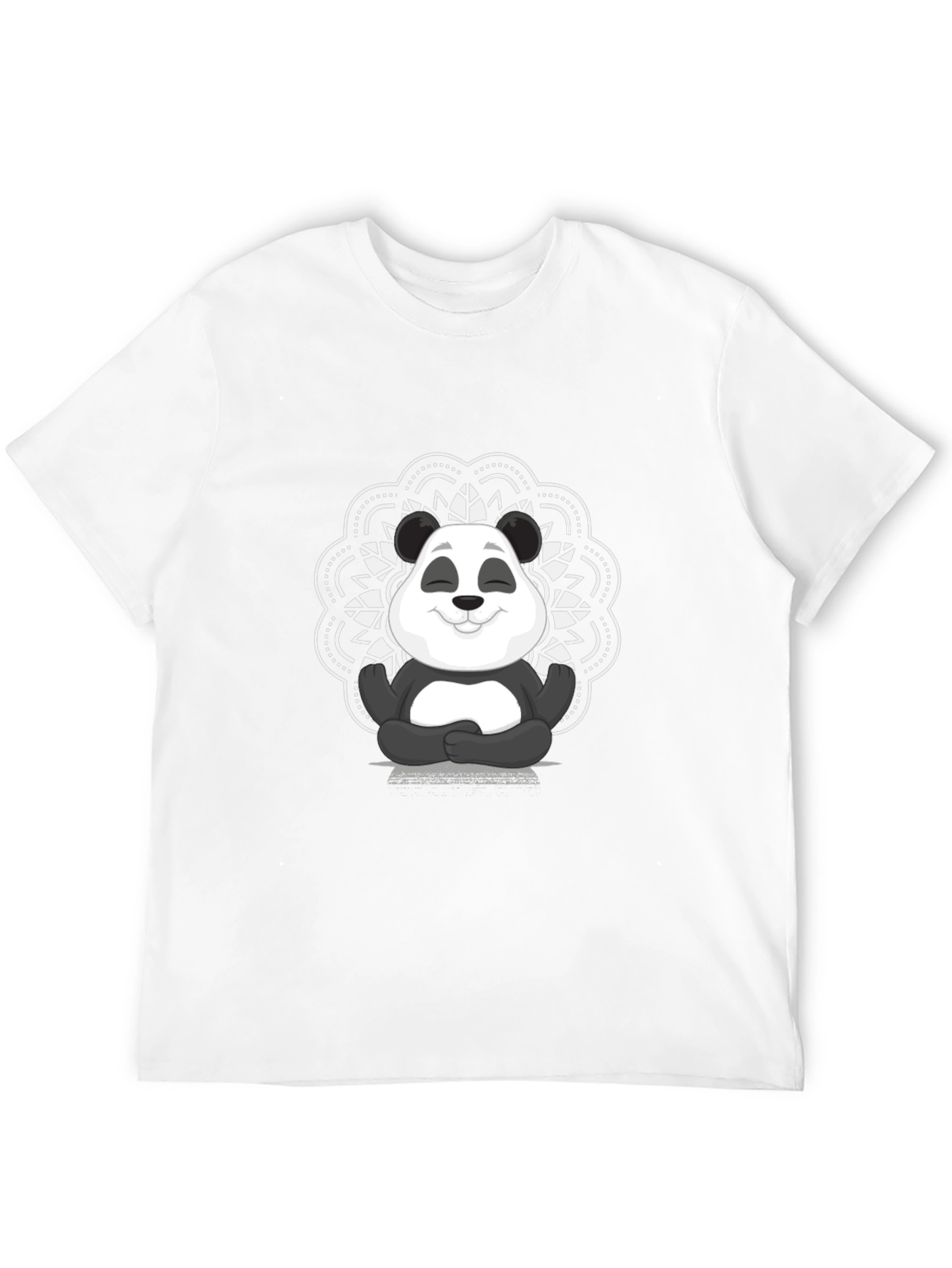Zen Panda Graphic Tee - Mens Black T-Shirt