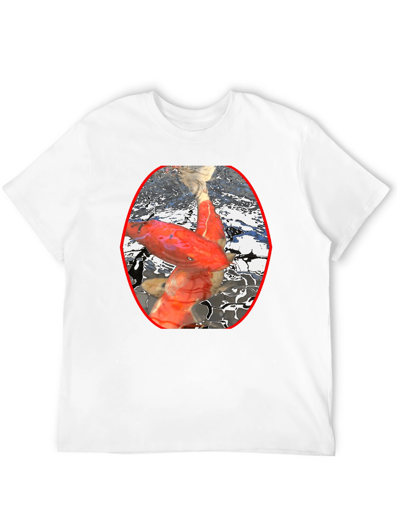 Koi Fish Graphic Tee - Unique Aquatic Design
