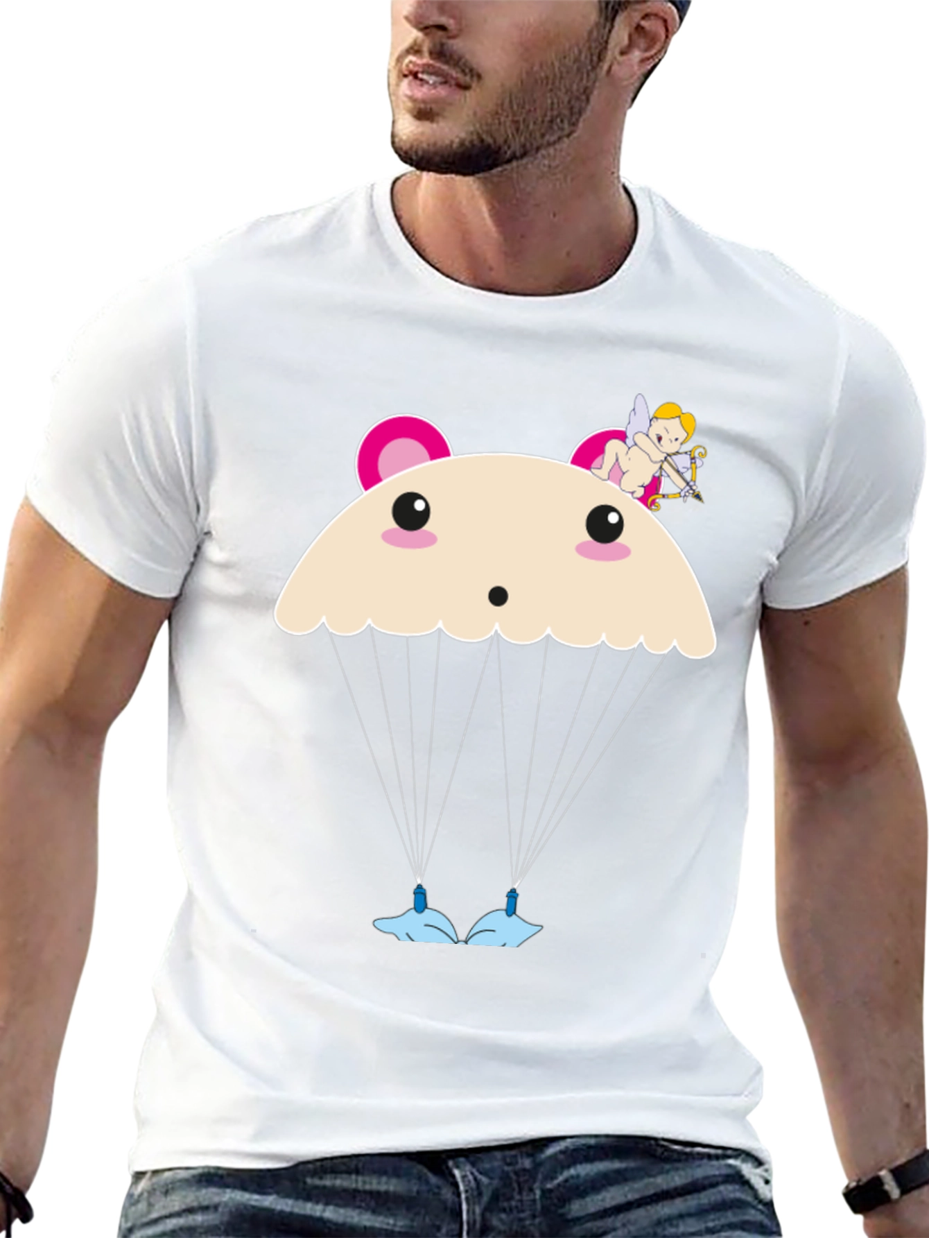 Cute Bear Parachute T-Shirt