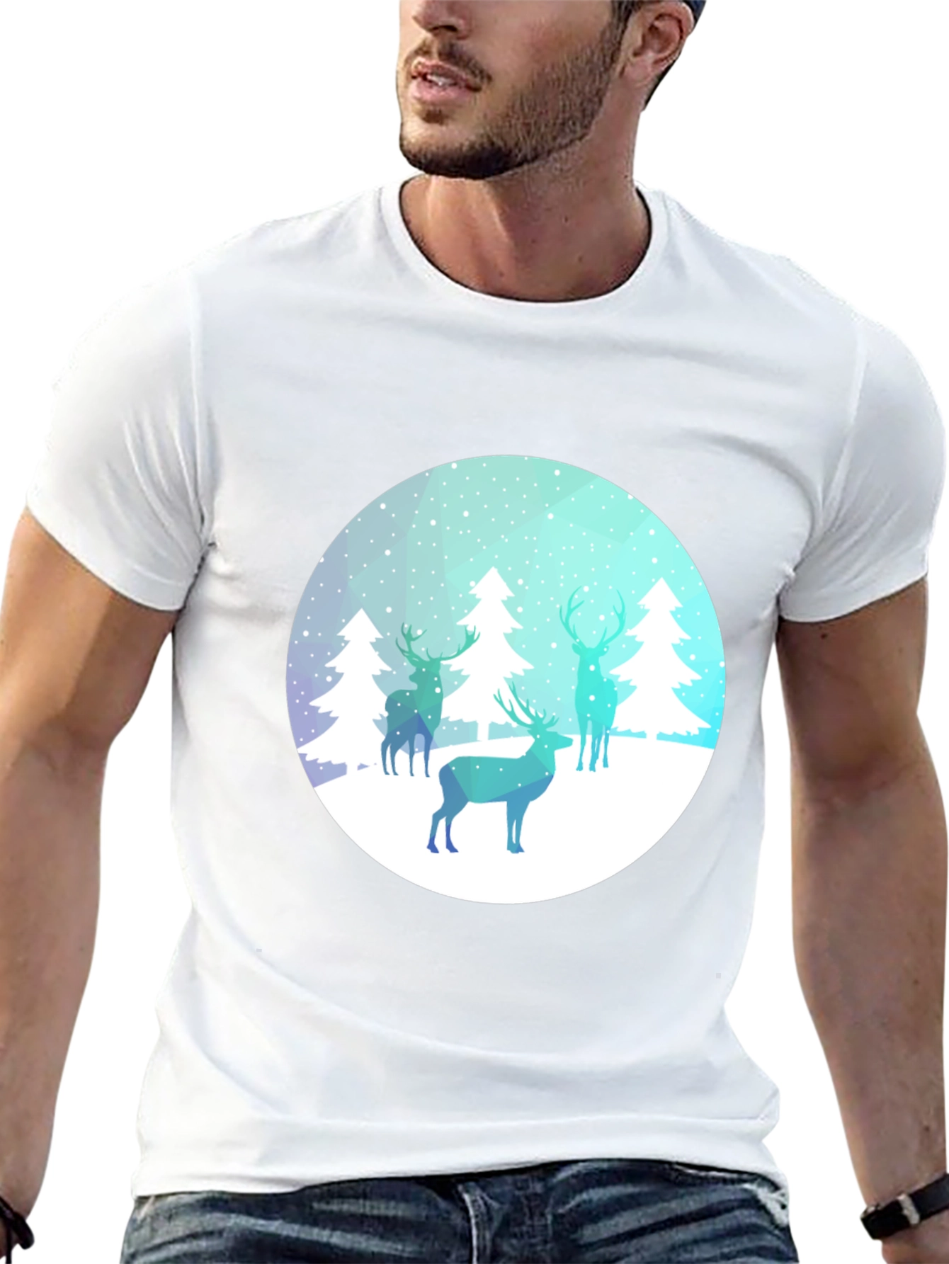 Winter Deer Graphic Tee