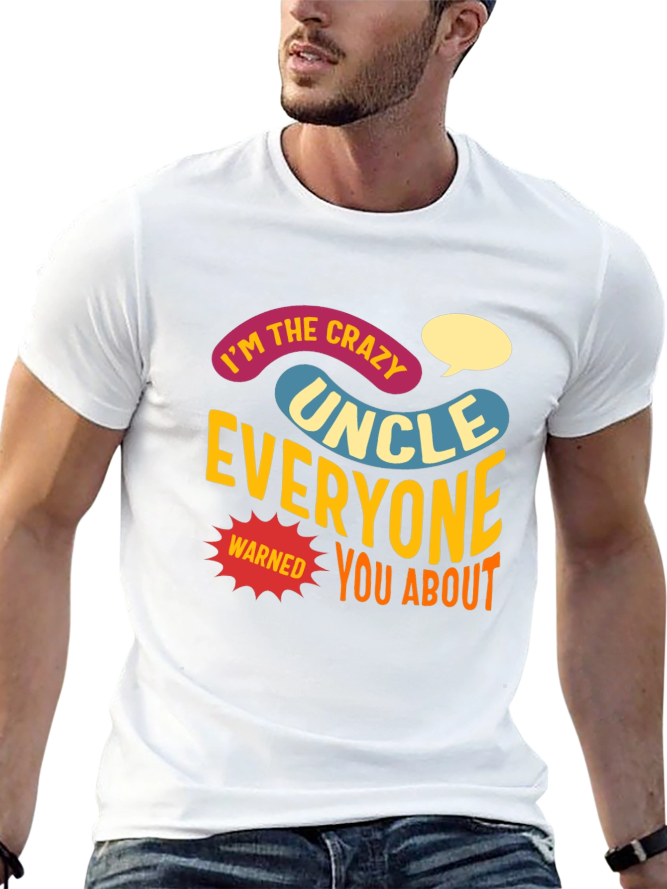 Crazy Uncle T-Shirt: Funny Novelty Tee for Uncles