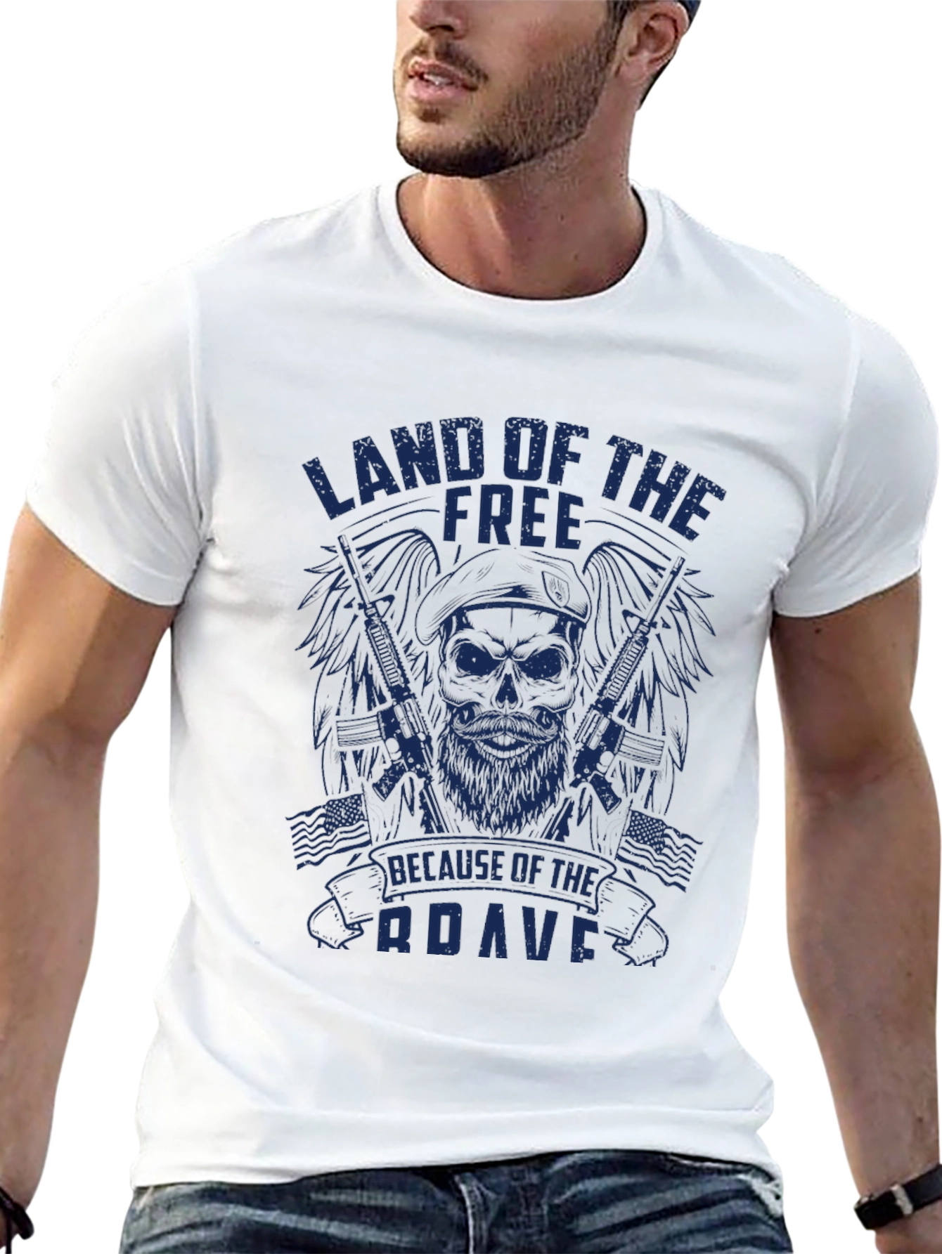 Land of the Free Graphic T-Shirt