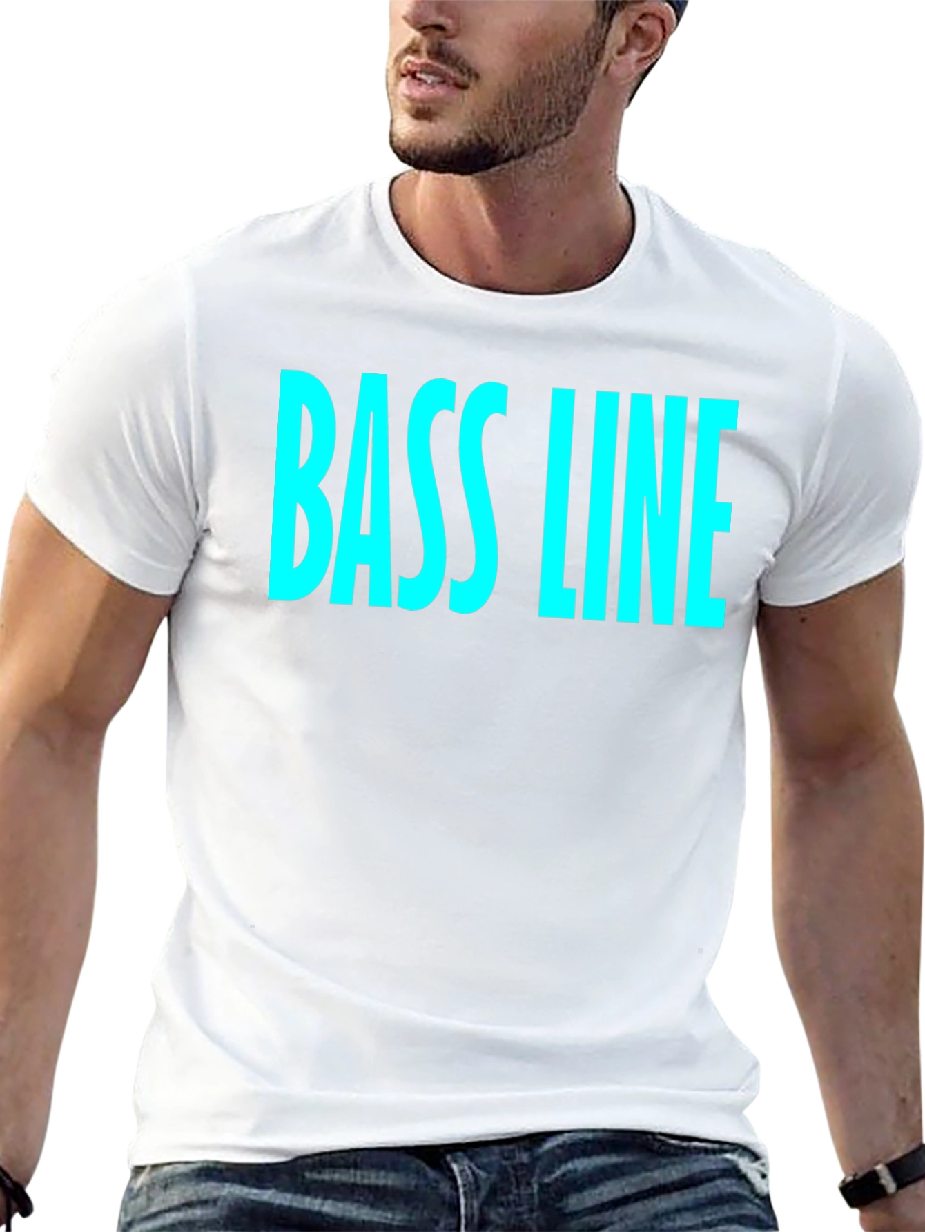 Bass Line Graphic Tee - Cool Music Lover Shirt
