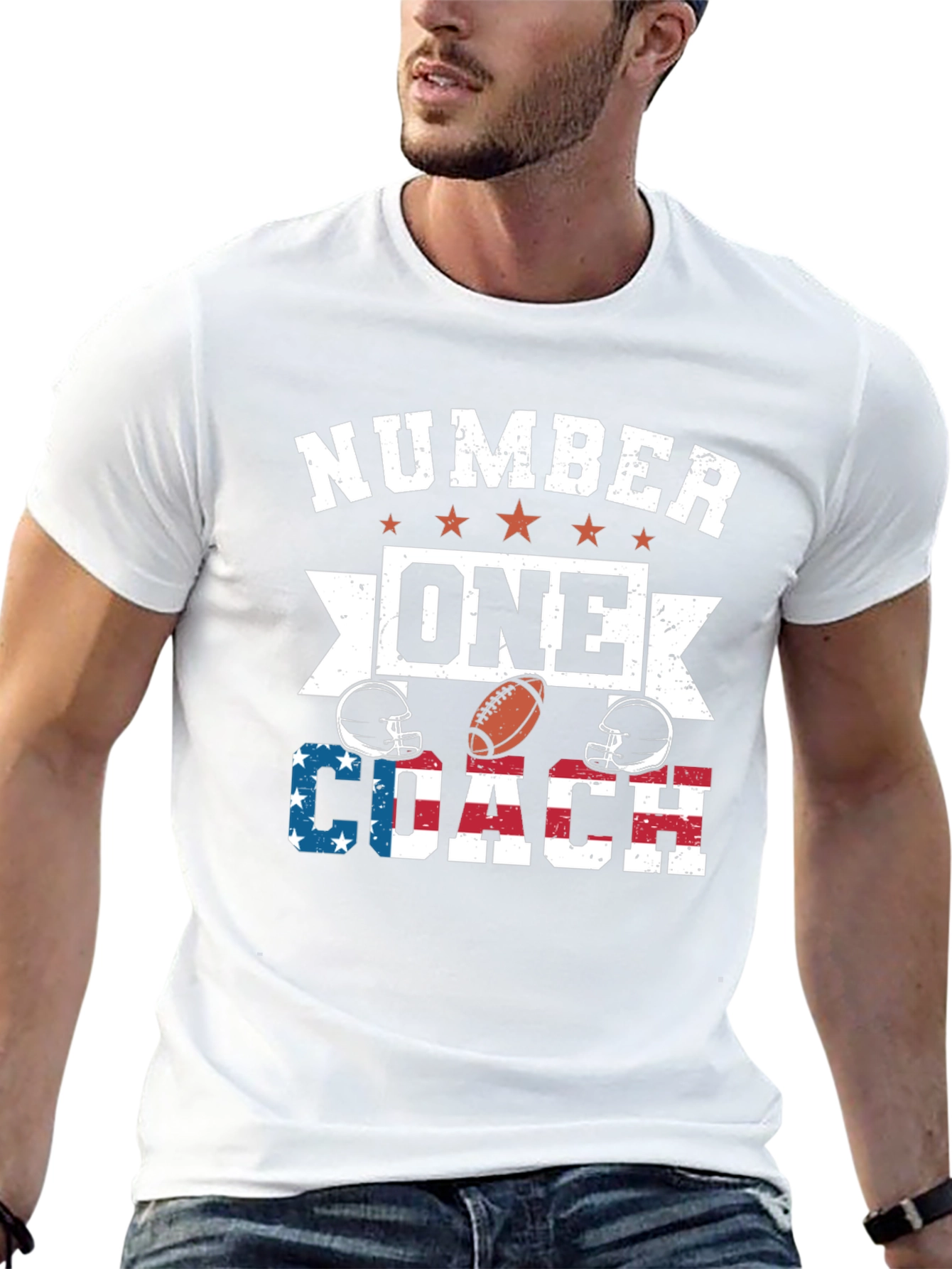 Number One Football Coach T-Shirt