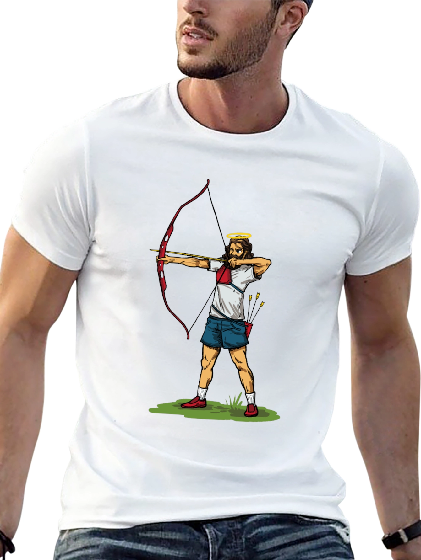 Archery Angel T-Shirt - Cool Graphic Tee