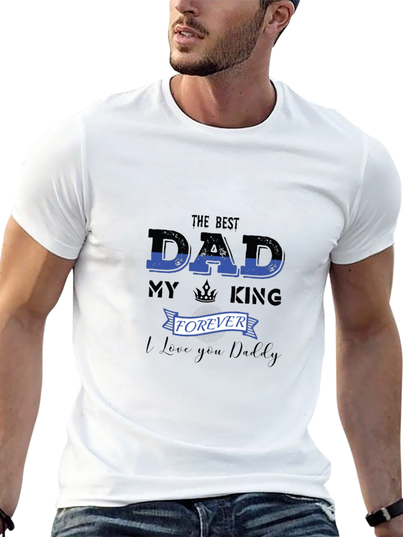 Best Dad Ever Graphic Tee - Fathers Day Gift