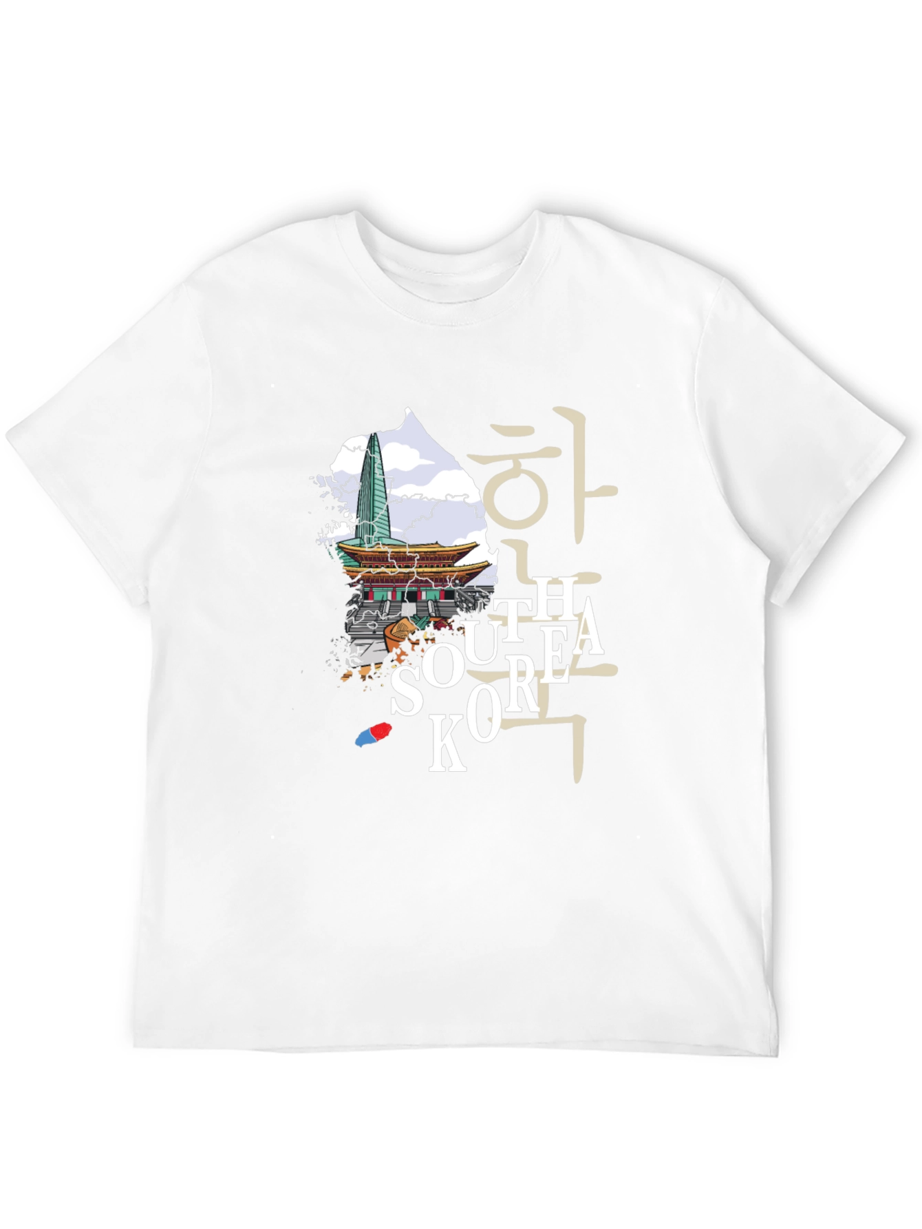 South Korea Graphic Tee - Travel Inspired Shirt