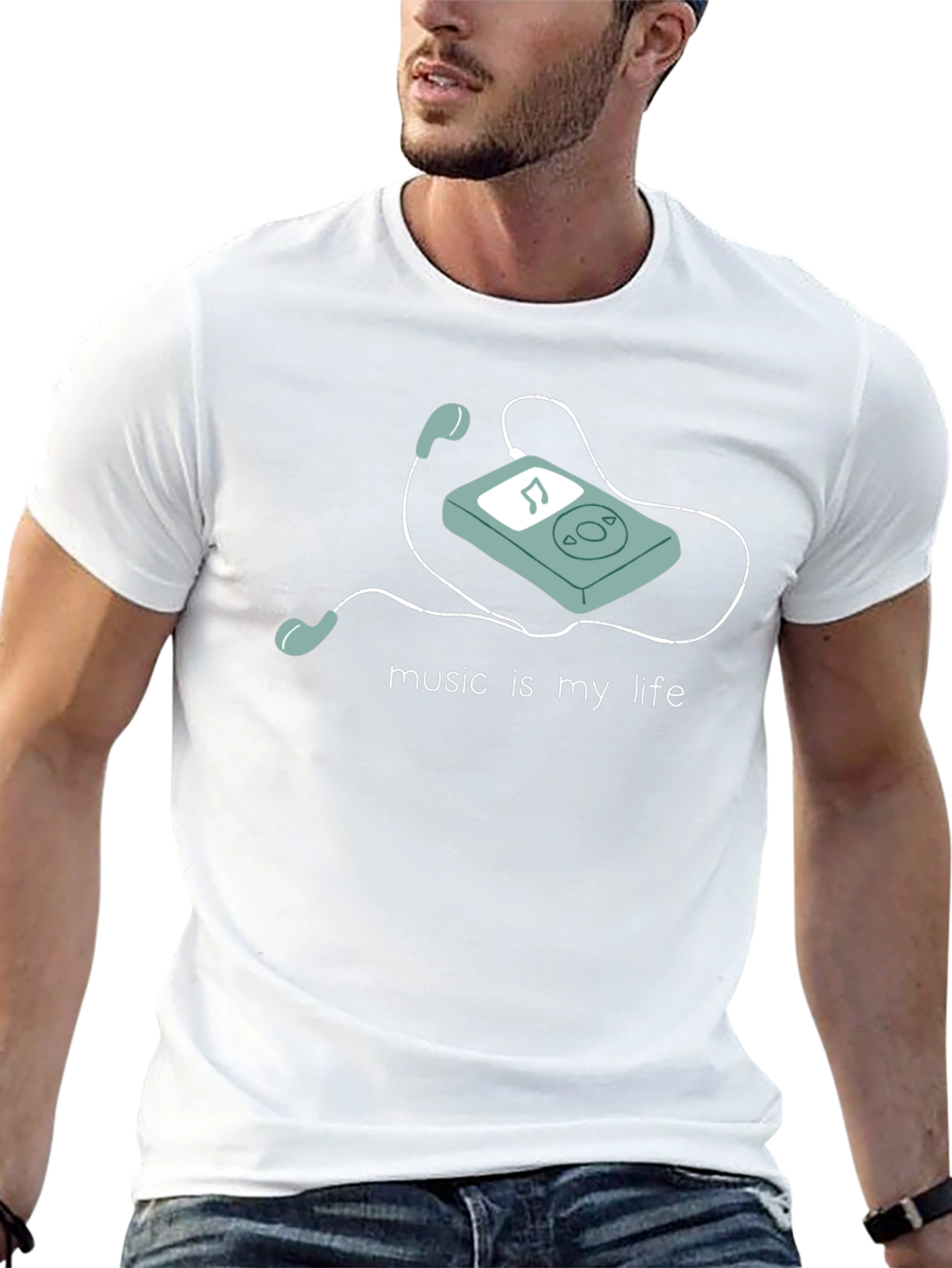 Music Is My Life Graphic T-Shirt