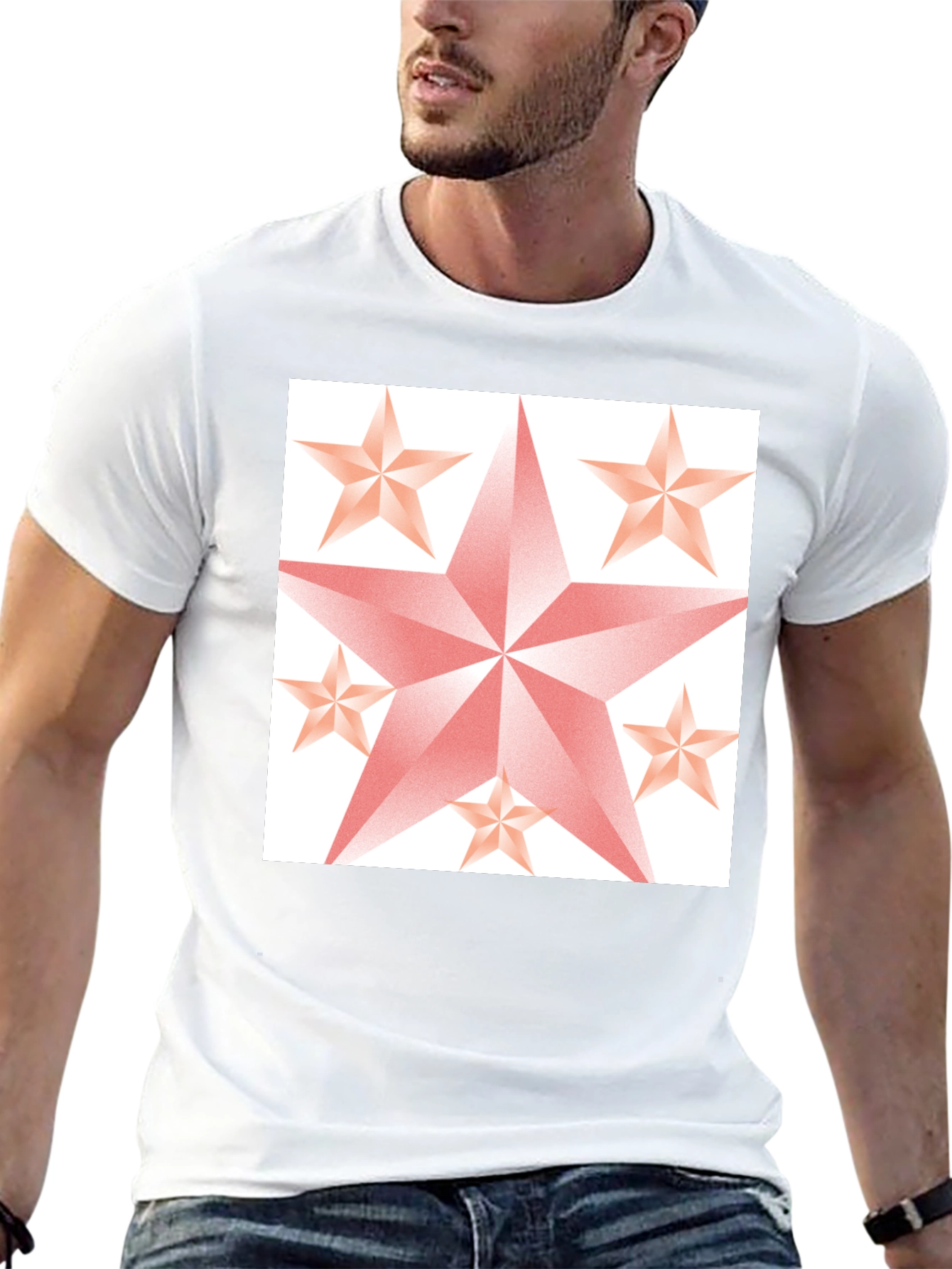 Star Graphic Black Tee