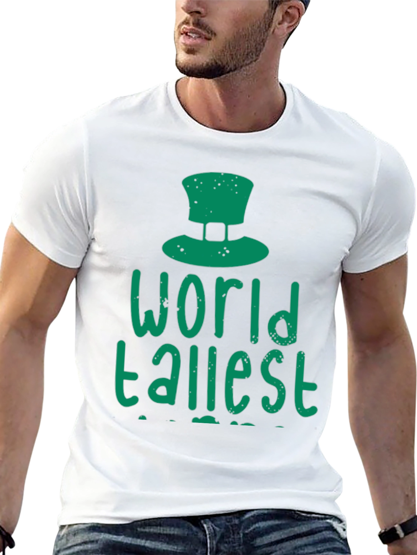 Worlds Tallest Leprechaun Black T-Shirt