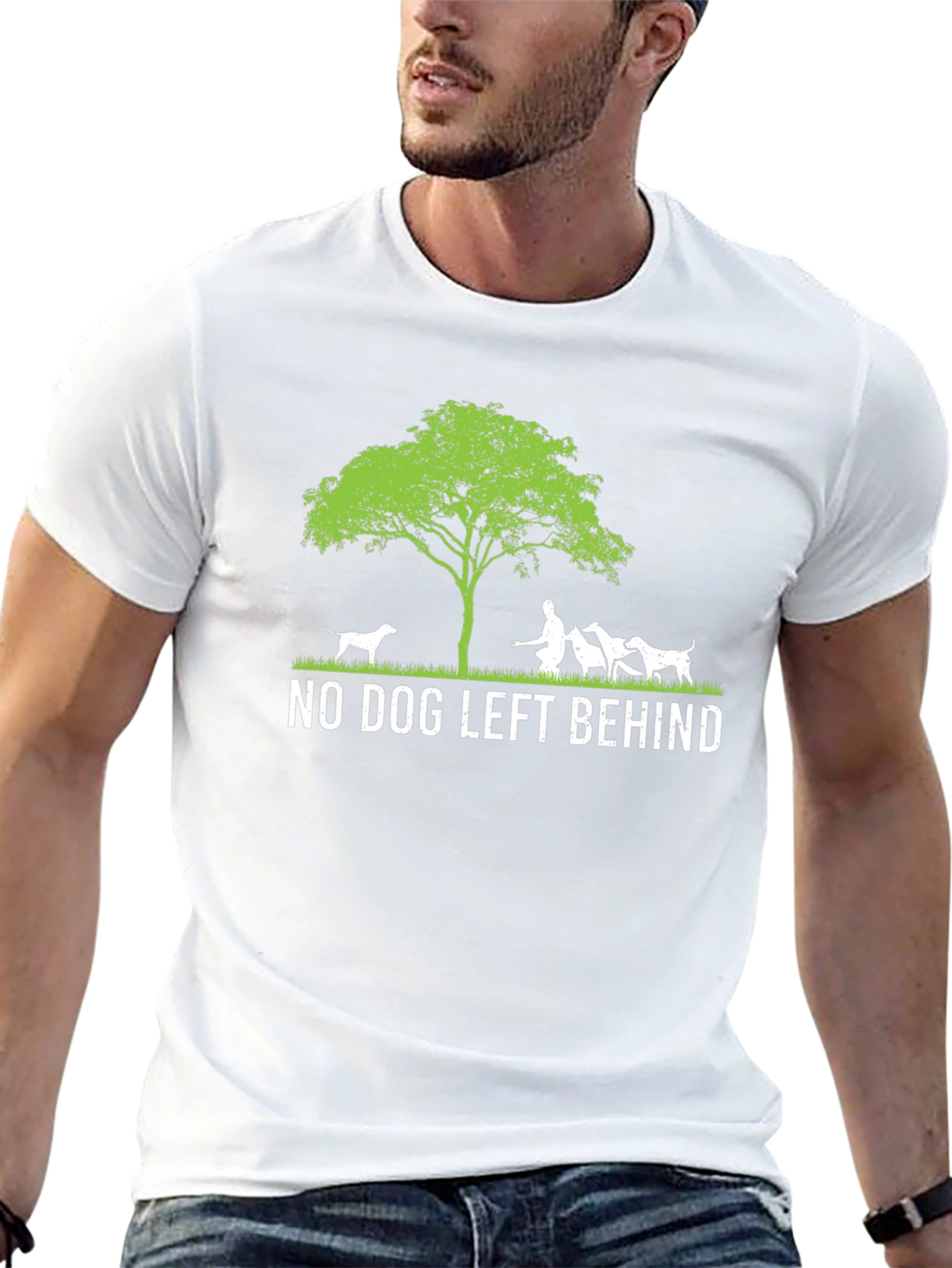 No Dog Left Behind Graphic Tee