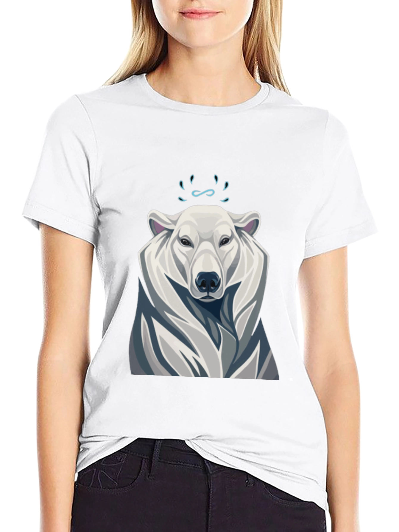 Cool Polar Bear Graphic T-Shirt