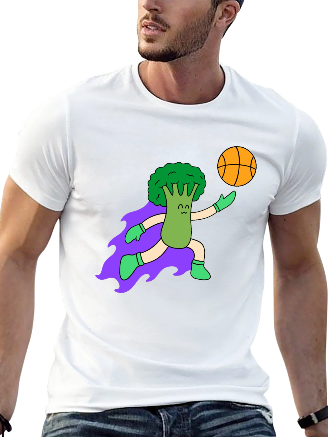 Broccoli Baller Graphic Tee - Black