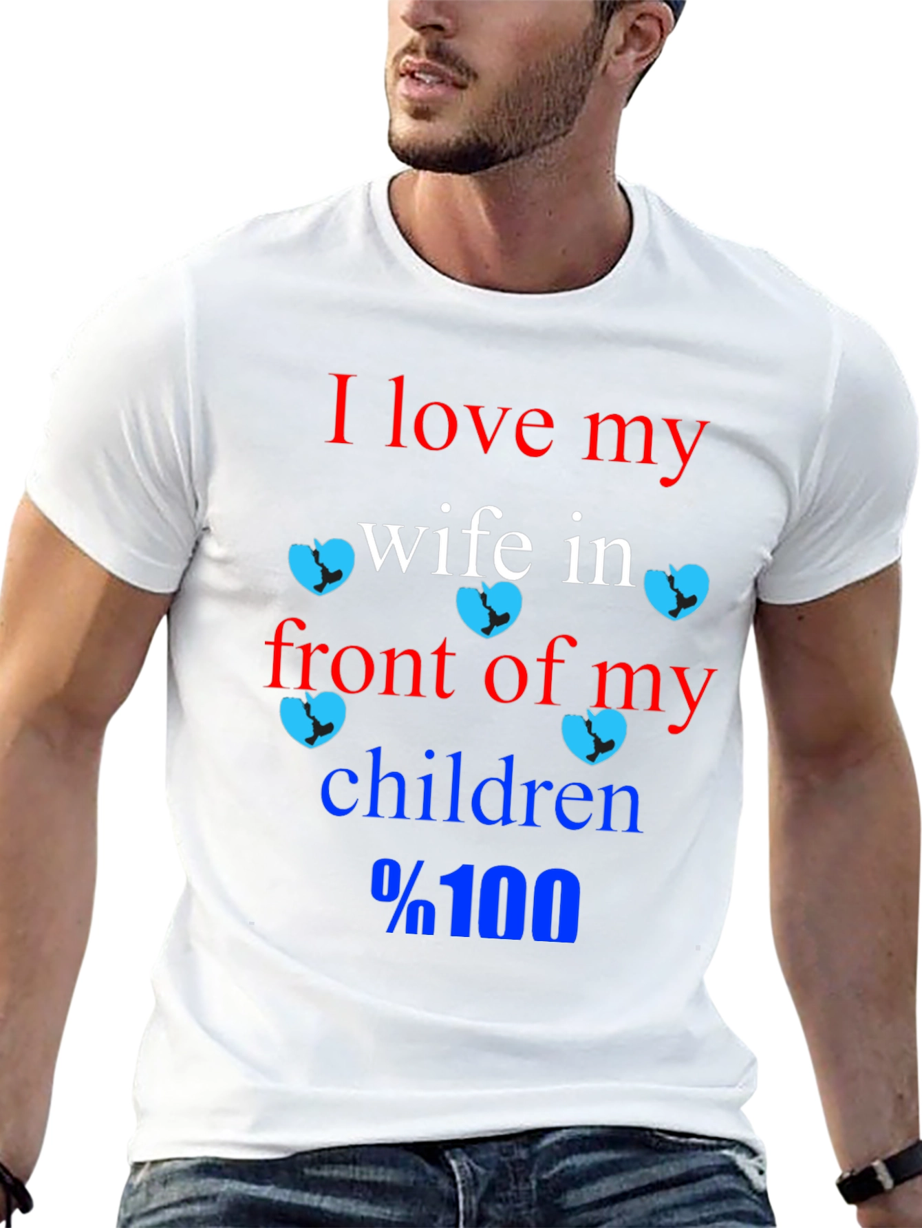 Humorous I Love My Wife Graphic Tee