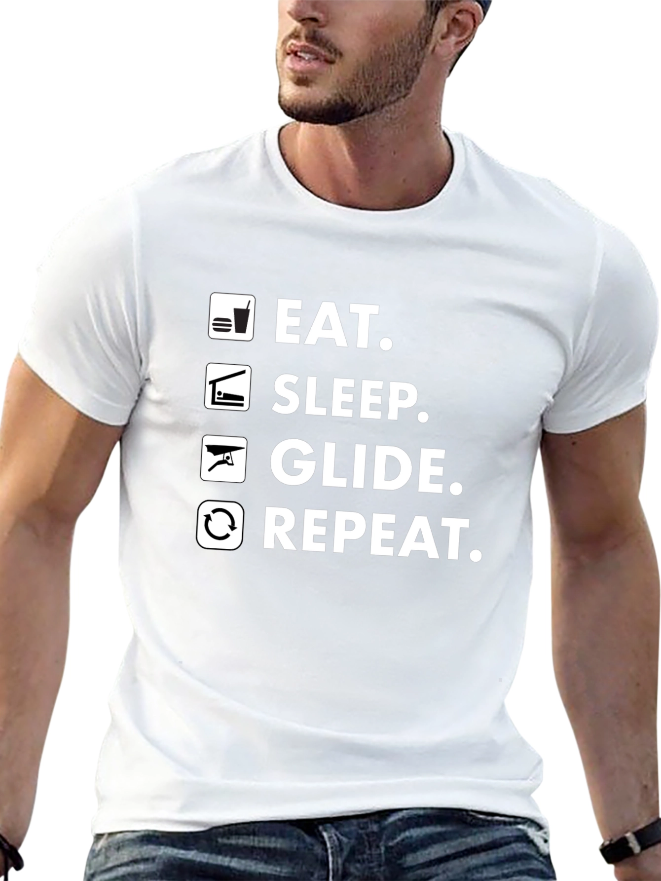 Eat Sleep Glide Repeat T-Shirt