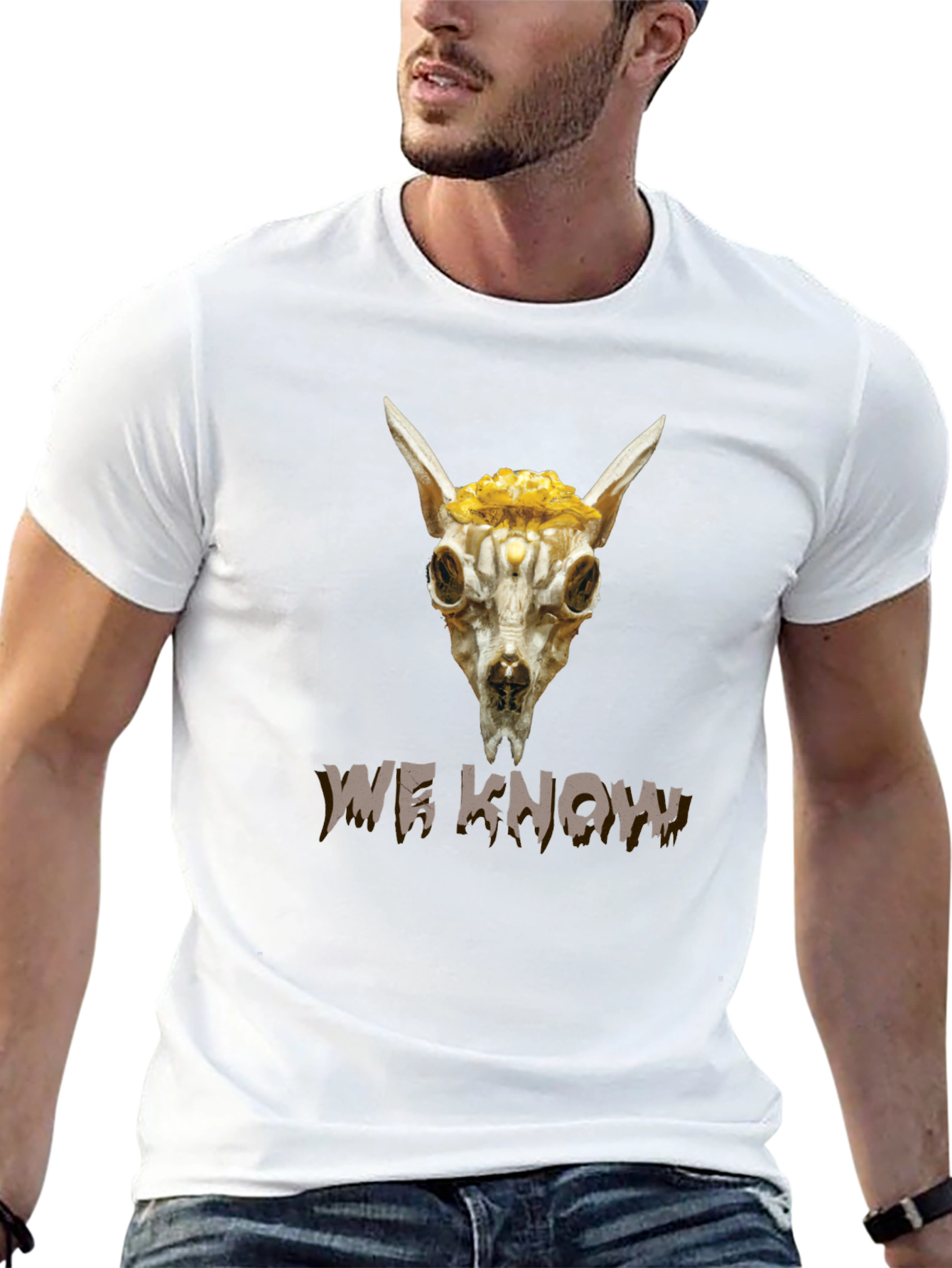 Creepy Skull Tee - We Know T-Shirt