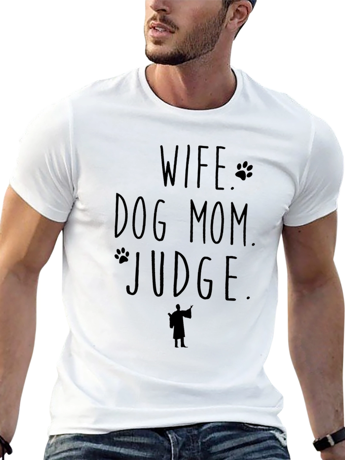 Wife Dog Mom Judge T-Shirt
