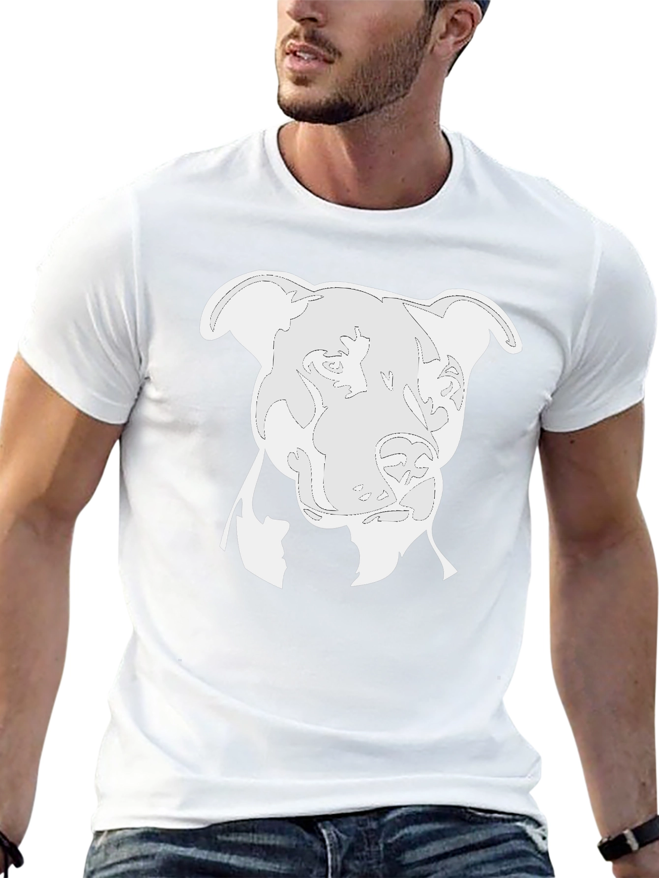 Dog Graphic T-Shirt - Modern Canine Tee