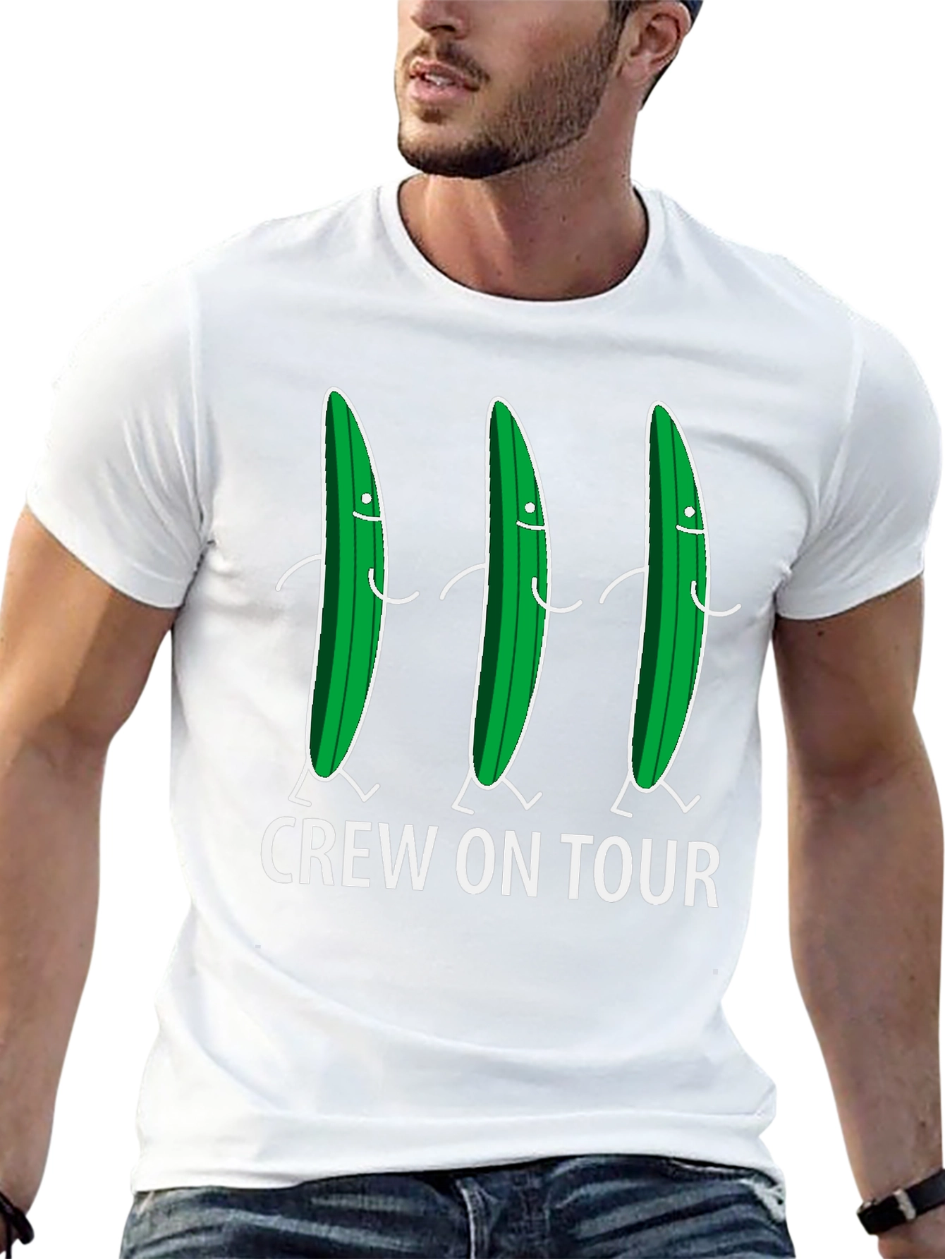 Crew On Tour Pickle Graphic Tee - Black