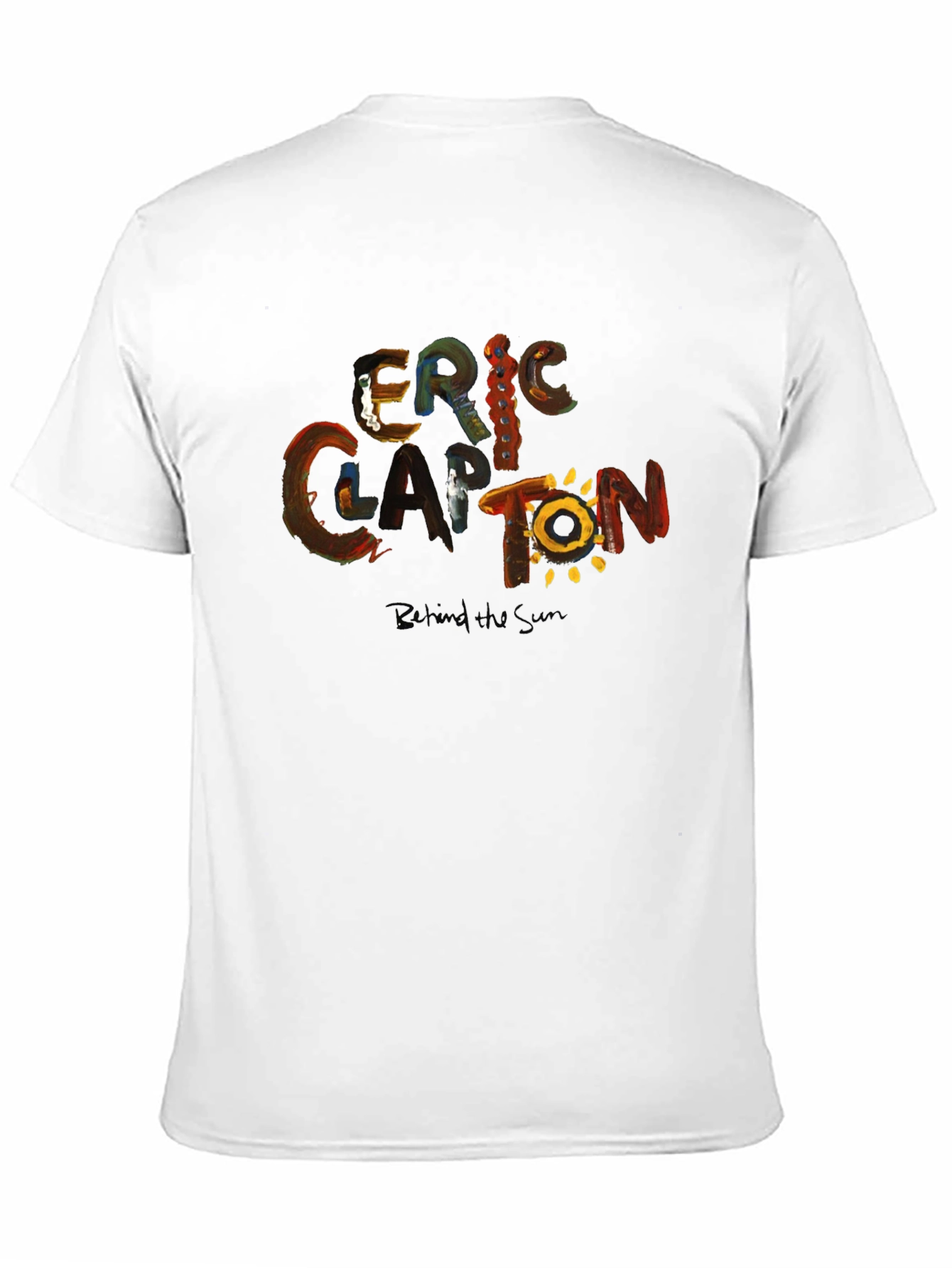 Eric Clapton Behind the Sun Black T-Shirt