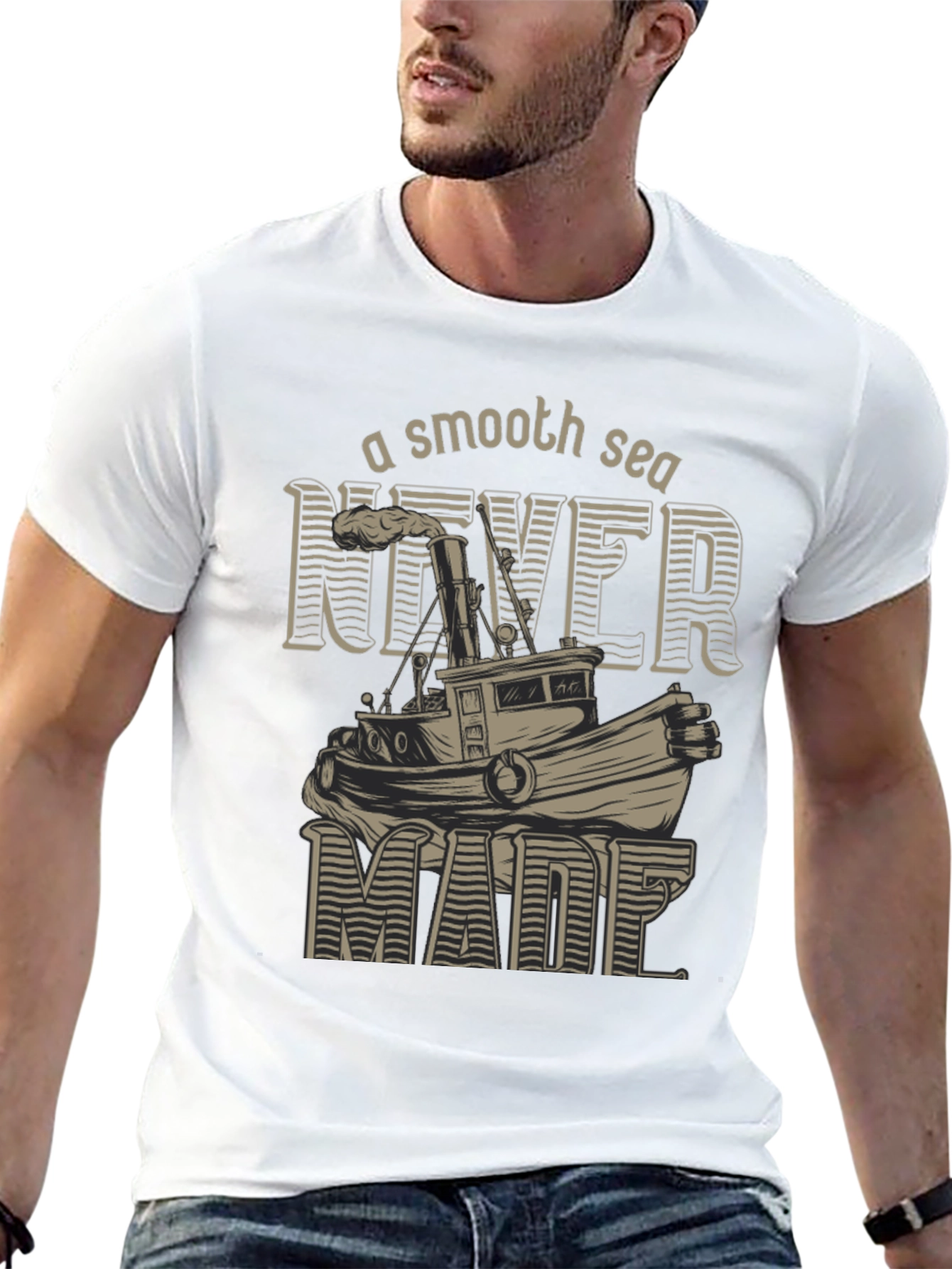 Smooth Sea T-Shirt - Nautical Design