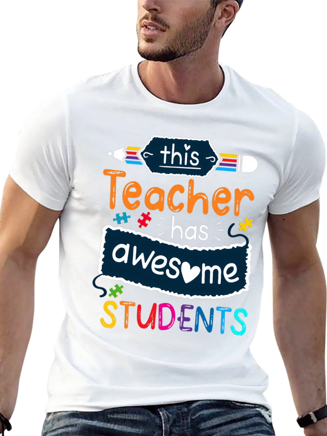 Awesome Teacher Students Graphic Tee