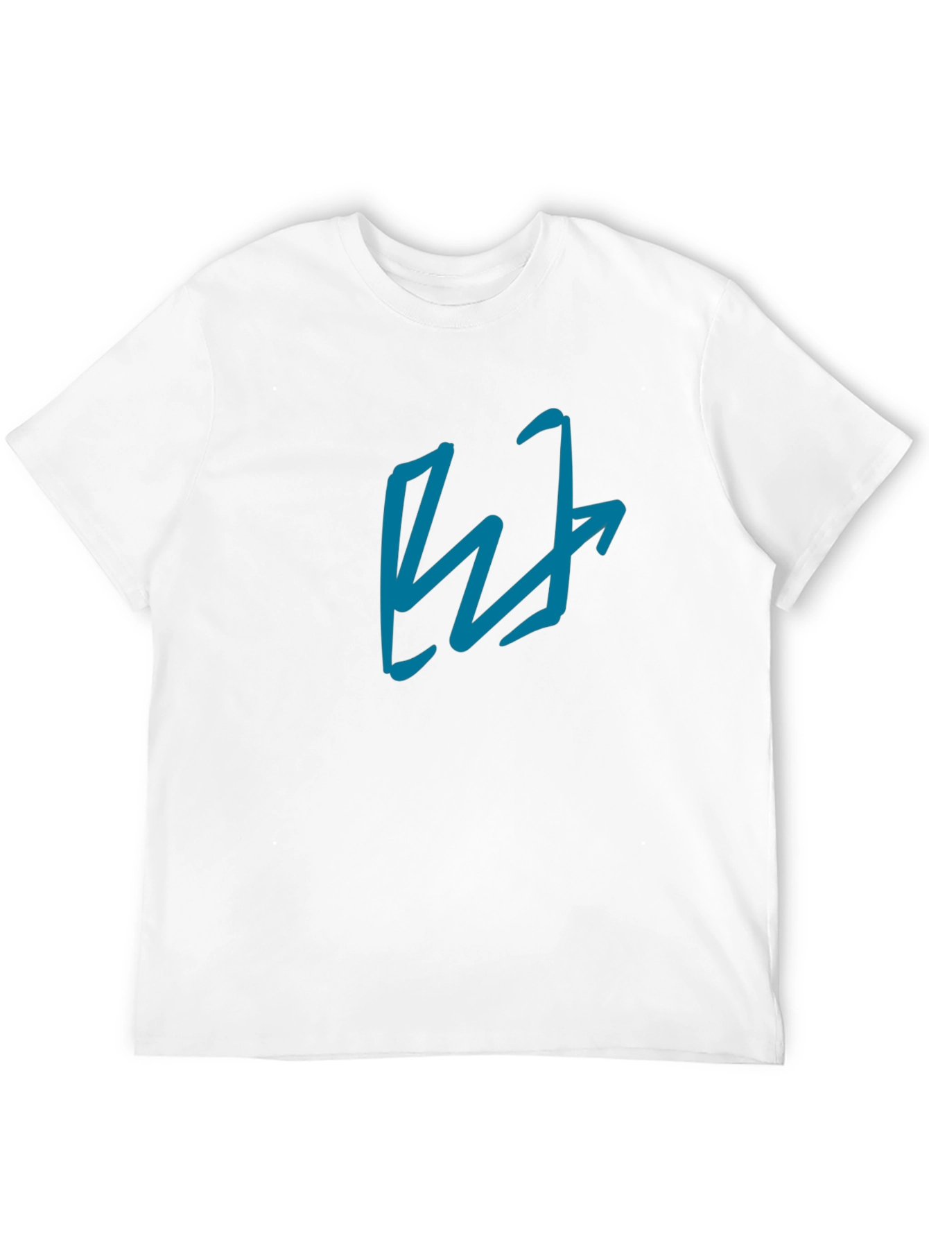Abstract Graphic Tee - Black Casual Comfort