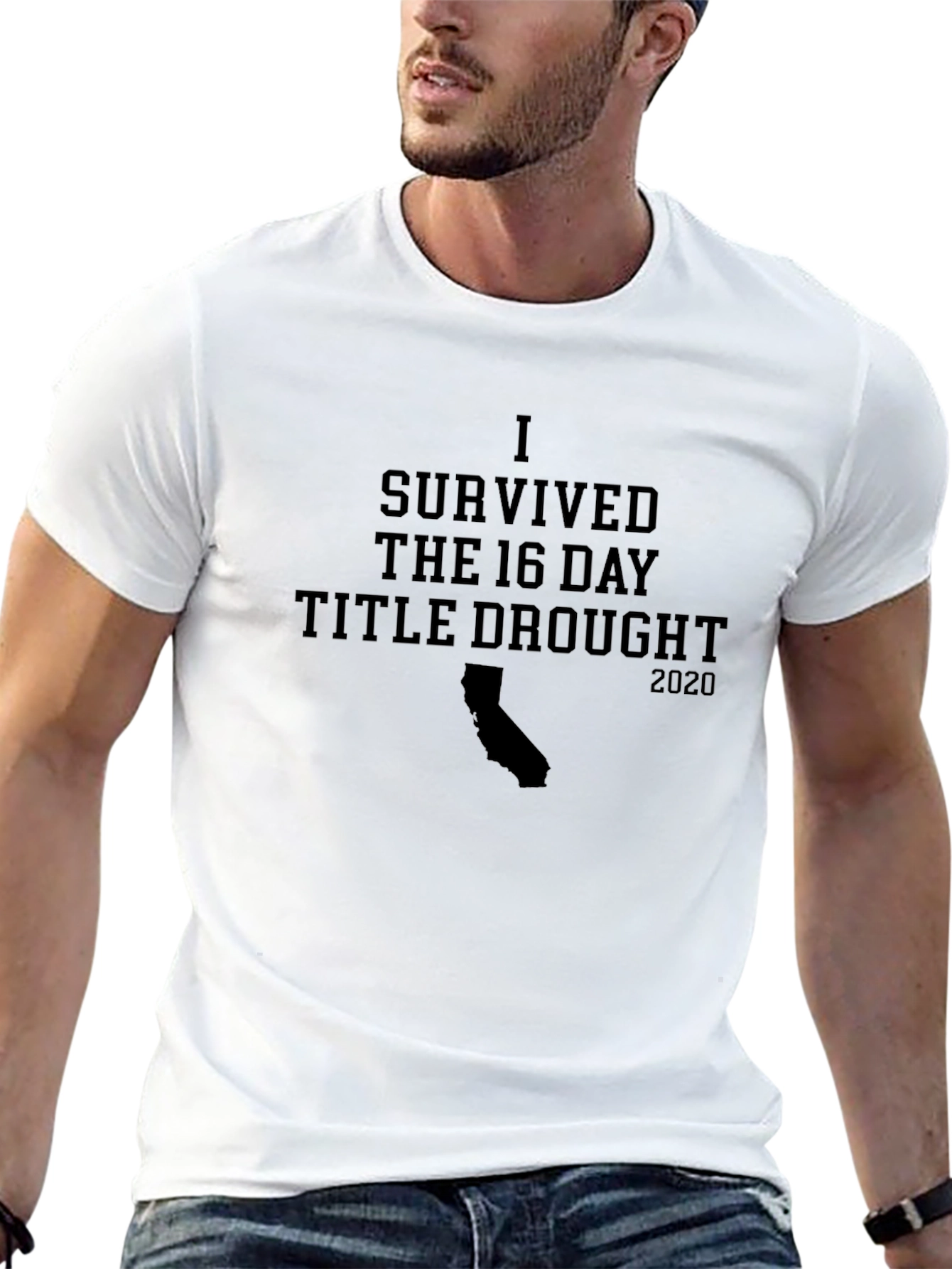 I Survived the 16 Day Title Drought Black T-Shirt