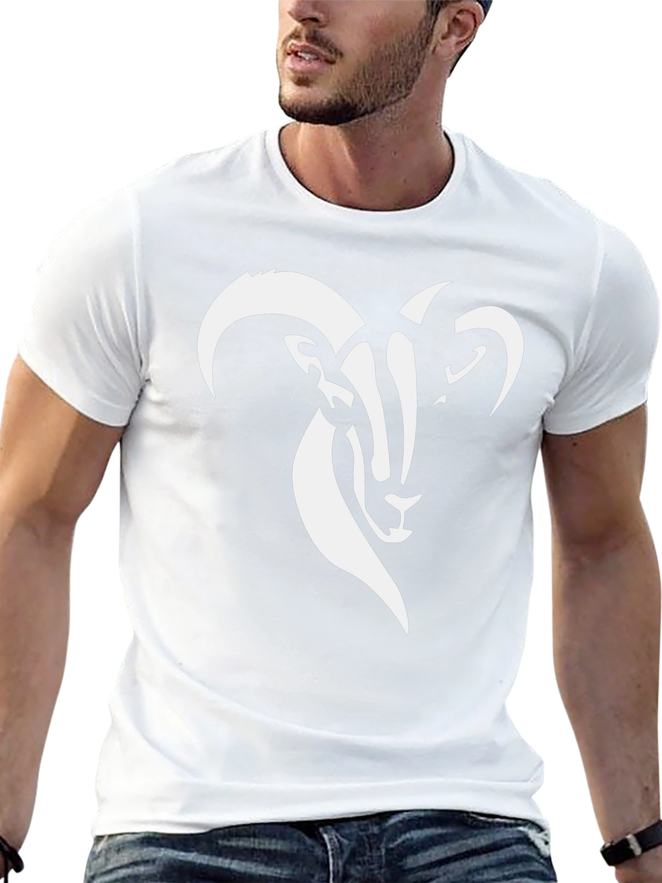 Ram Graphic T-Shirt - Bold Black Tee