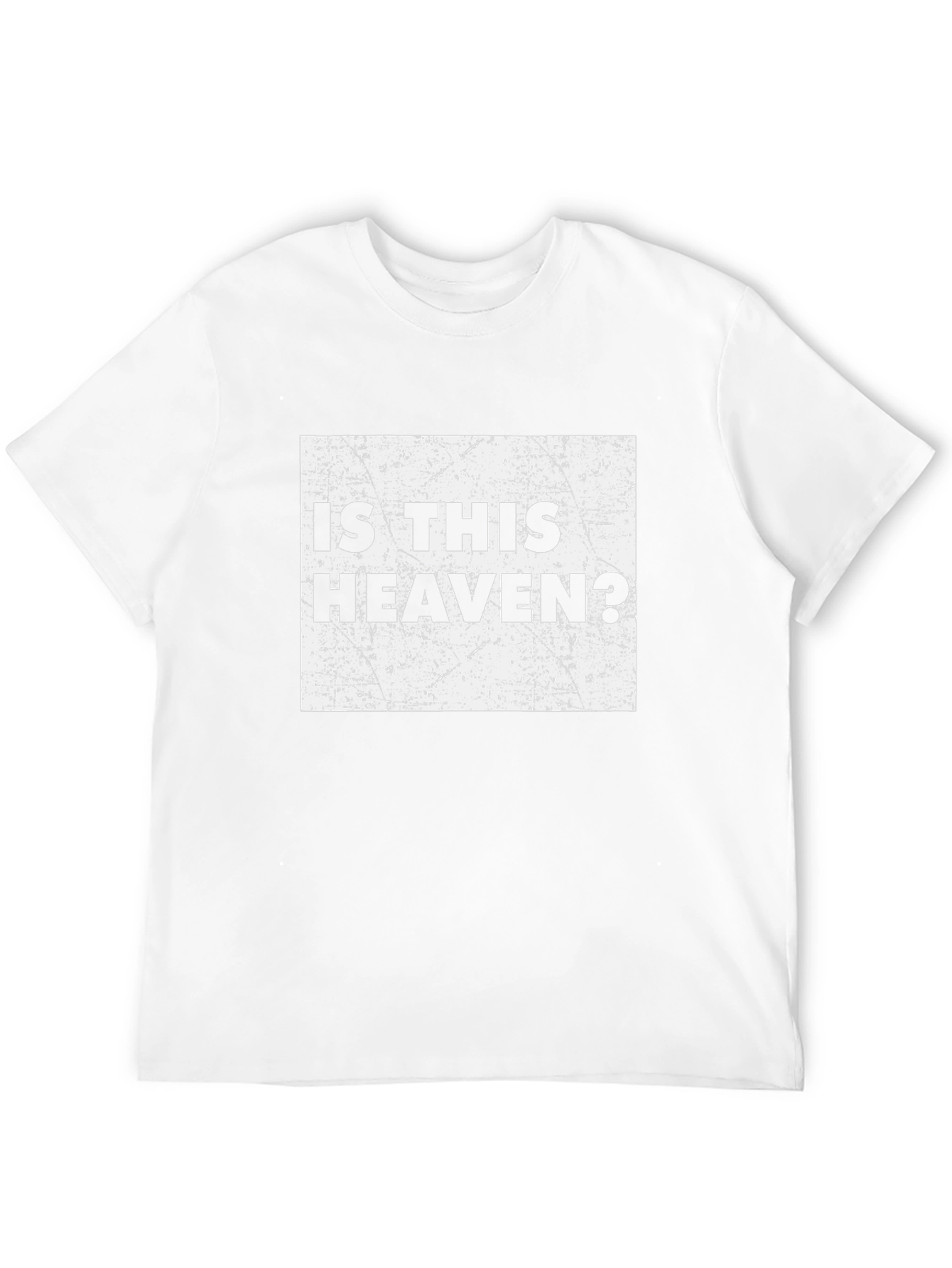 Is This Heaven? Graphic Tee - Black Cotton Shirt