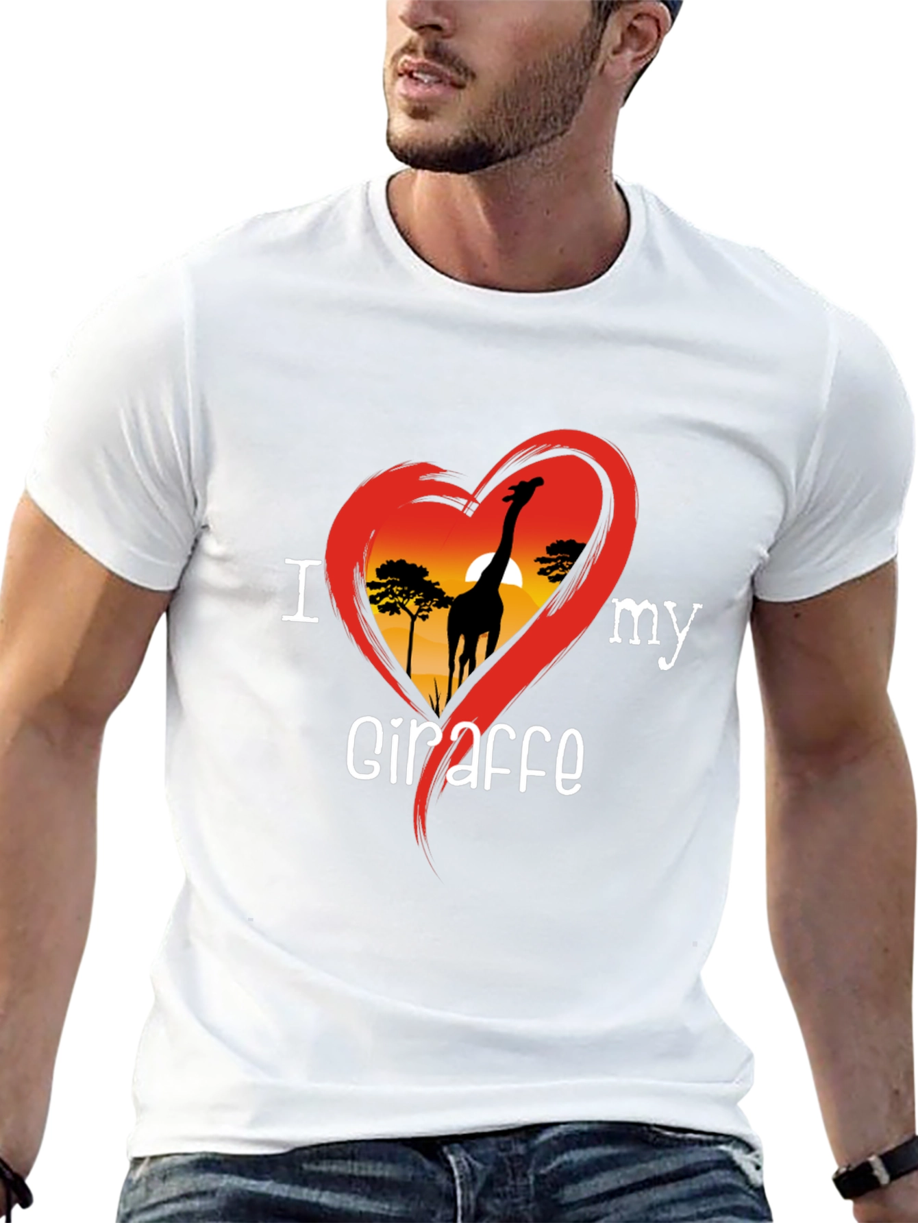 I Love My Giraffe T-Shirt