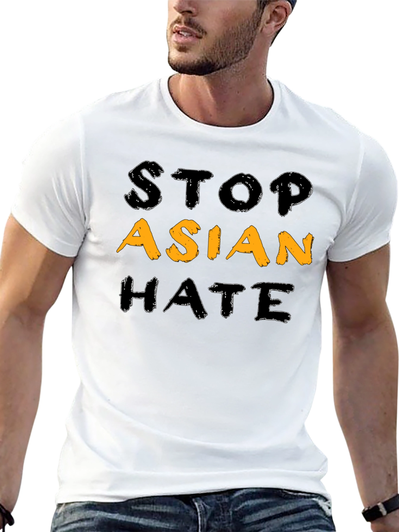 Stop Asian Hate Graphic T-Shirt