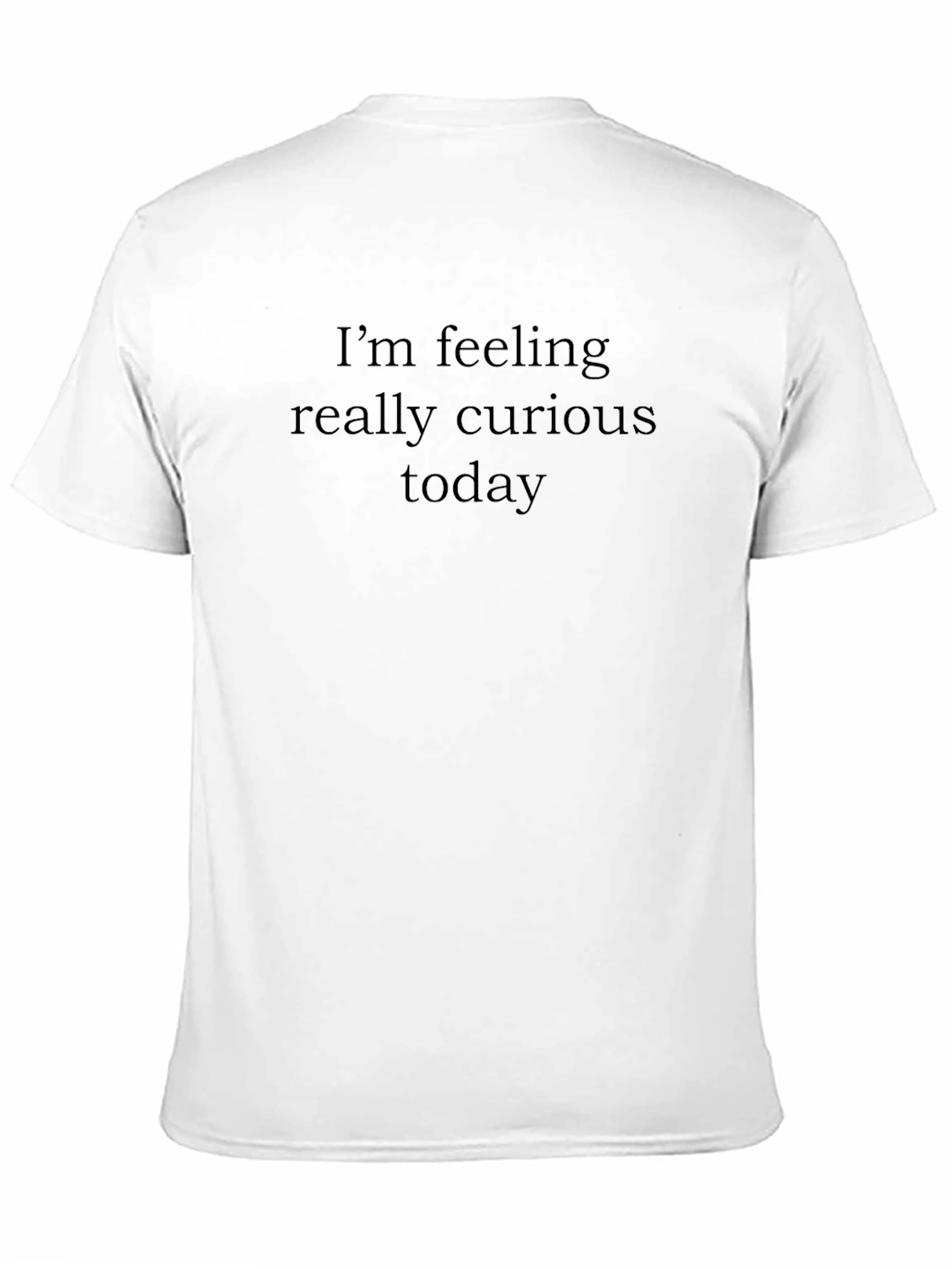 Curious Today Black Graphic Tee