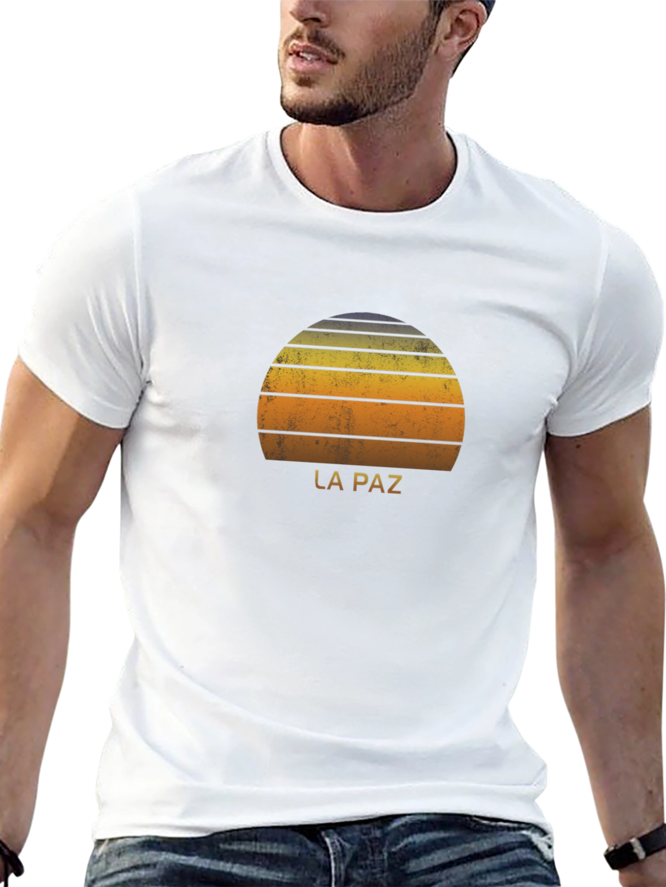 Retro La Paz Sunset T-Shirt
