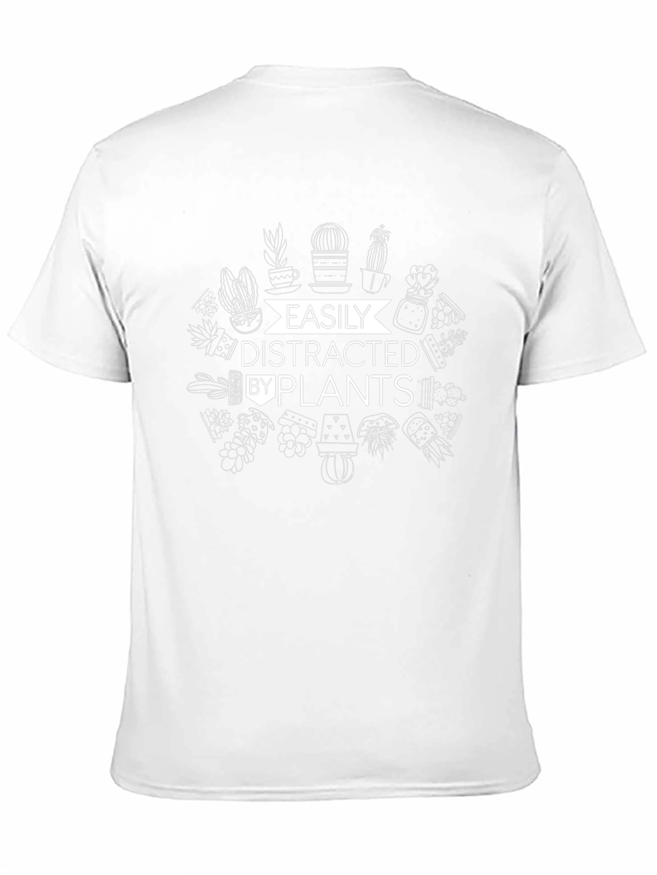 Easily Distracted by Plants T-Shirt - Black
