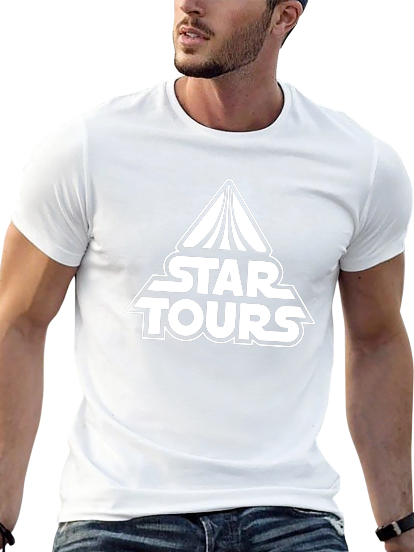Star Tours Black T-Shirt - Retro Design