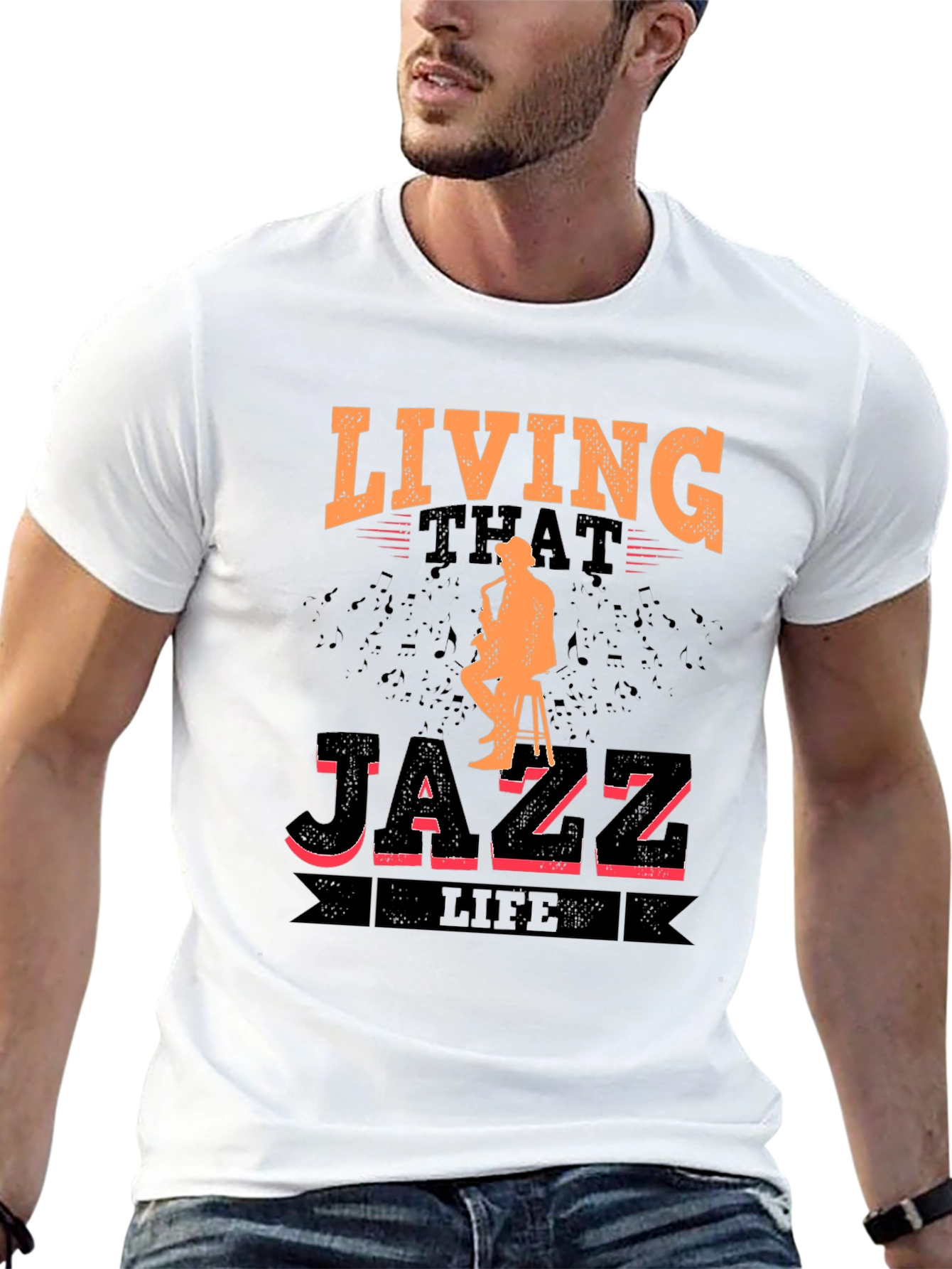 Living That Jazz Life Graphic T-Shirt
