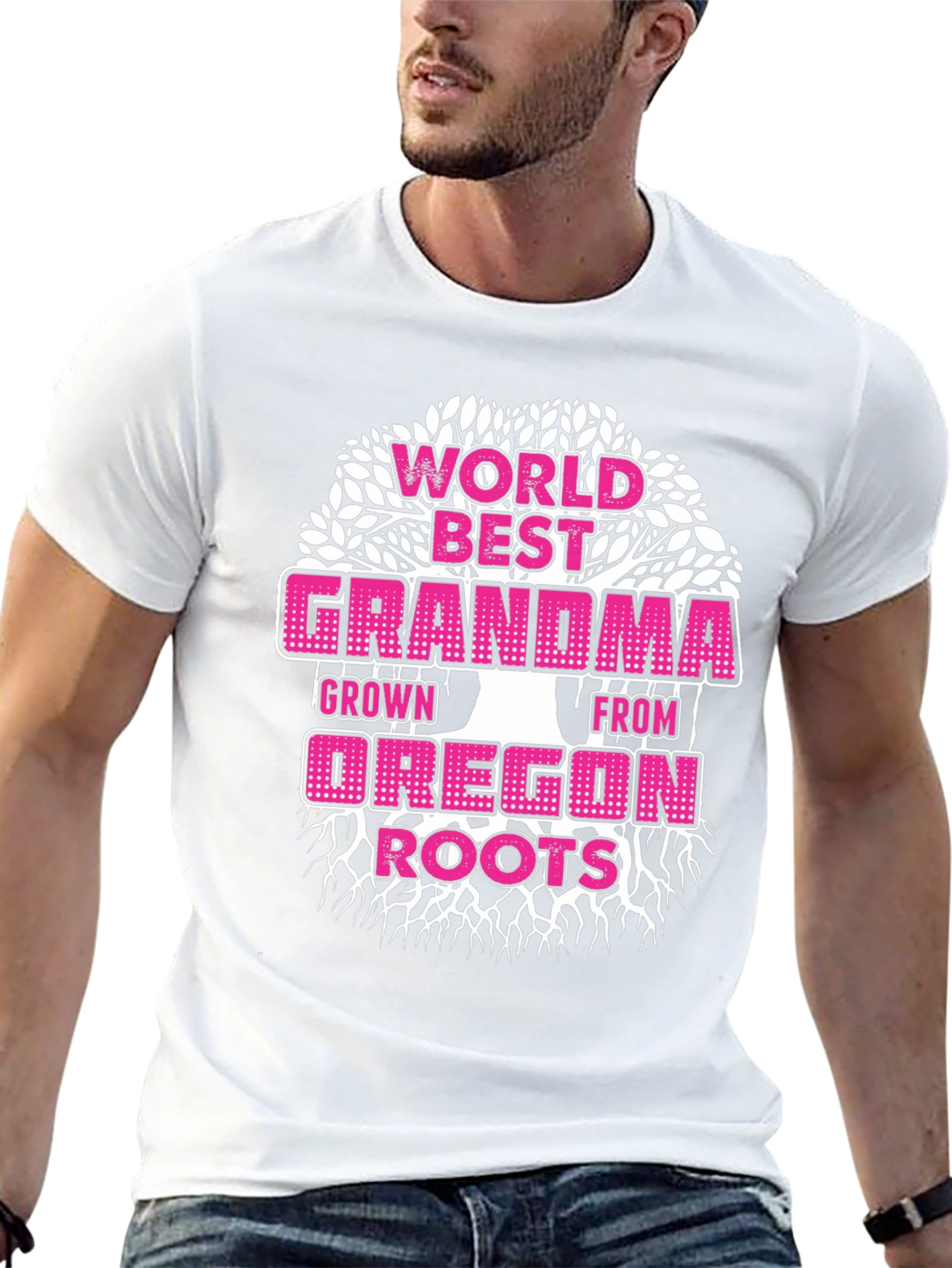 Worlds Best Grandma Oregon Roots T-Shirt