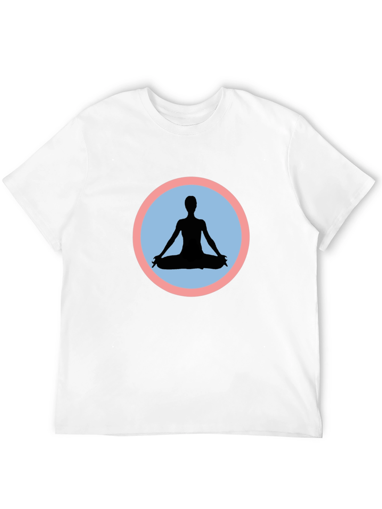 Yoga Pose Graphic Tee - Black
