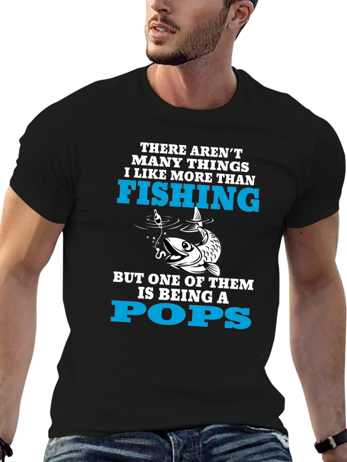 Fishing Pops T-Shirt - Dad Gift