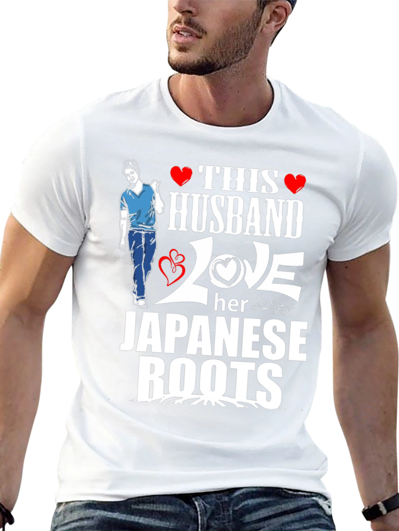 Husband Loves Japanese Roots Graphic Tee