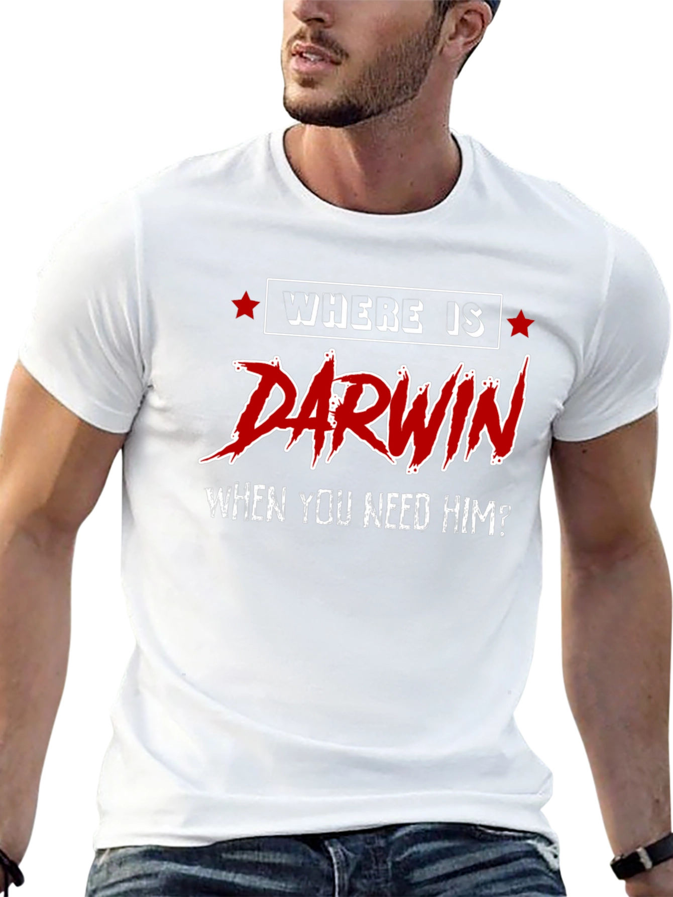 Where is Darwin T-Shirt - Funny Evolution Tee
