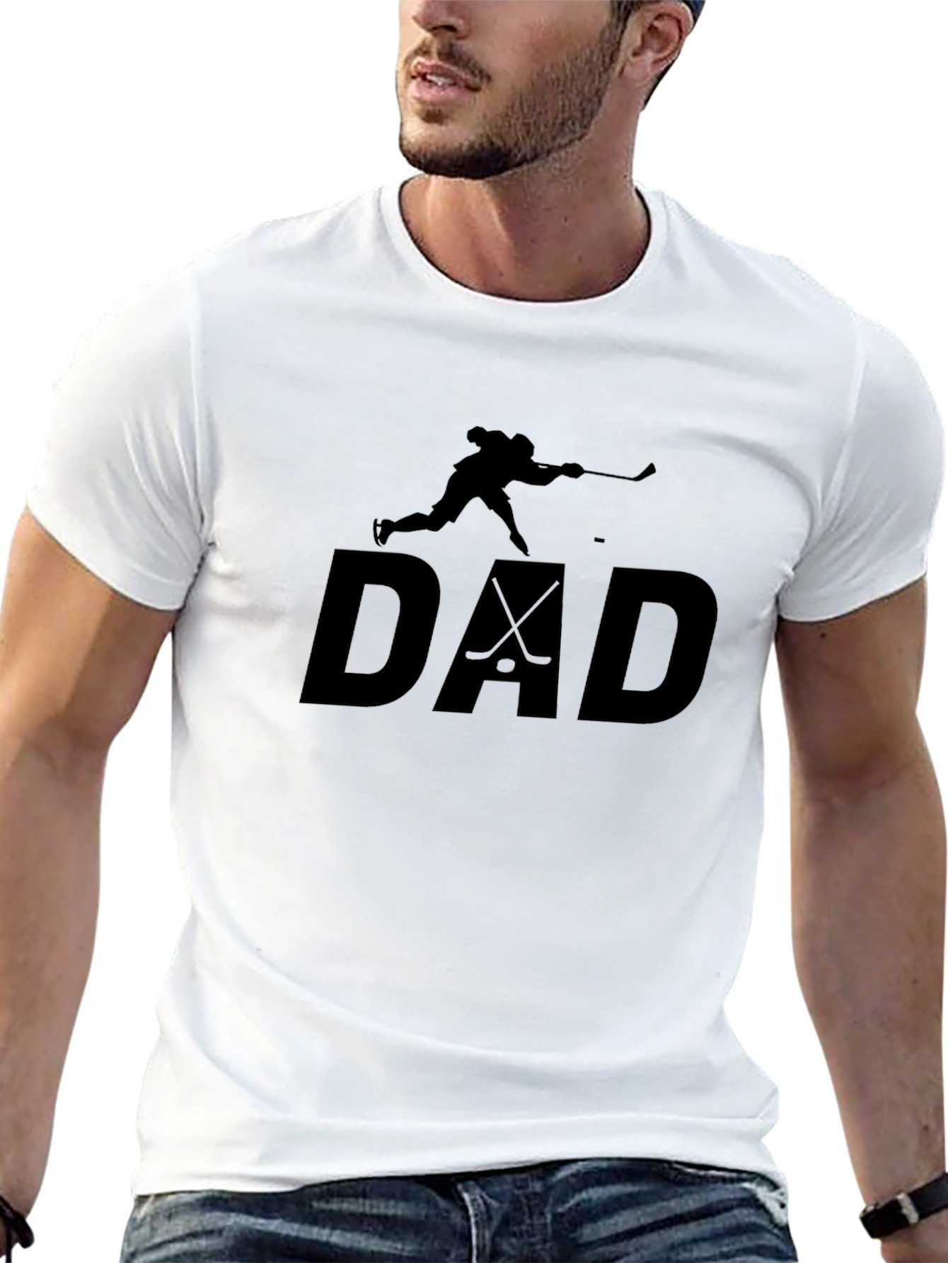 Hockey Dad T-Shirt - Black Tee